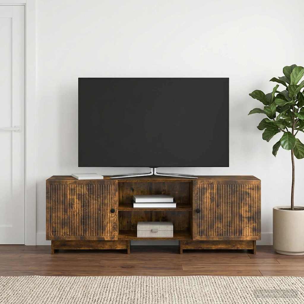 vidaXL Ντουλάπι TV 150 x 31 x 50 εκ. Καπνισμένο Ξύλο Δρυός