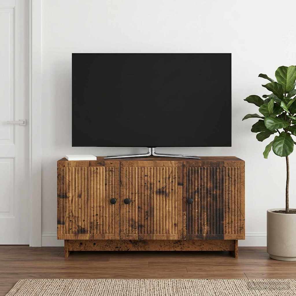 vidaXL Ντουλάπι TV 99 x 34,5 x 50 εκ. Παλαιωμένο ξύλο