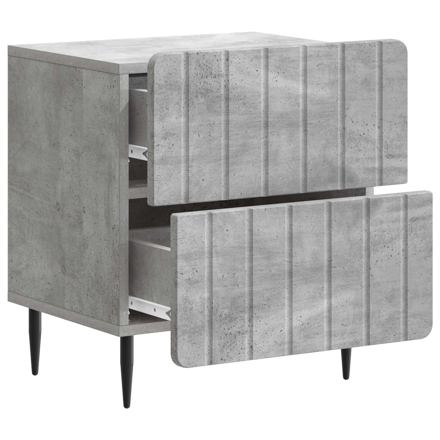 vidaXL Κομοδίνο Γκρι Σκυροδέματος 43 x 34,5 x 49,5 εκ