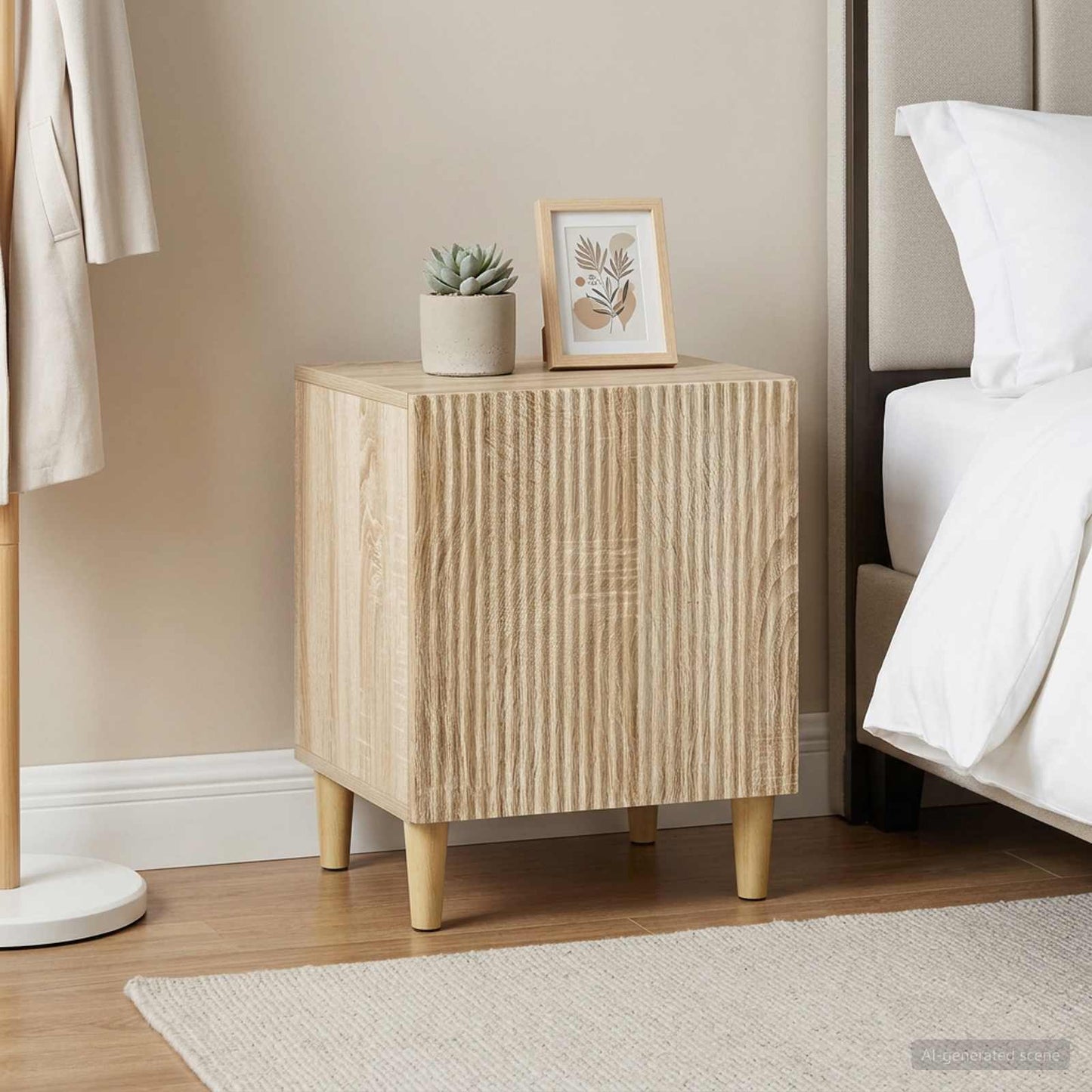 vidaXL Κομοδίνο 2 τμχ. Sonoma Δρυς 43 x 34,5 x 50 εκ