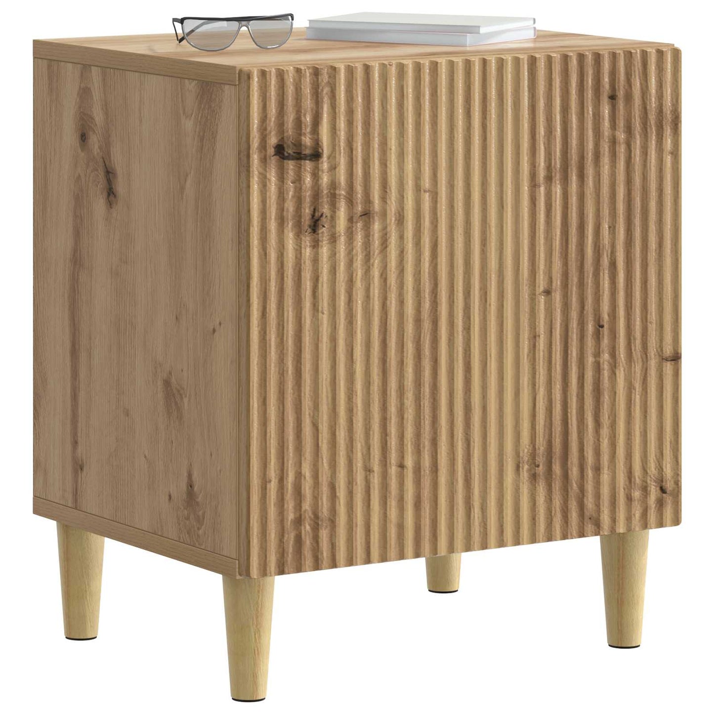 vidaXL Κομοδίνο 2 τεμ. Artisan Δρυς 43 x 34,5 x 50 εκ