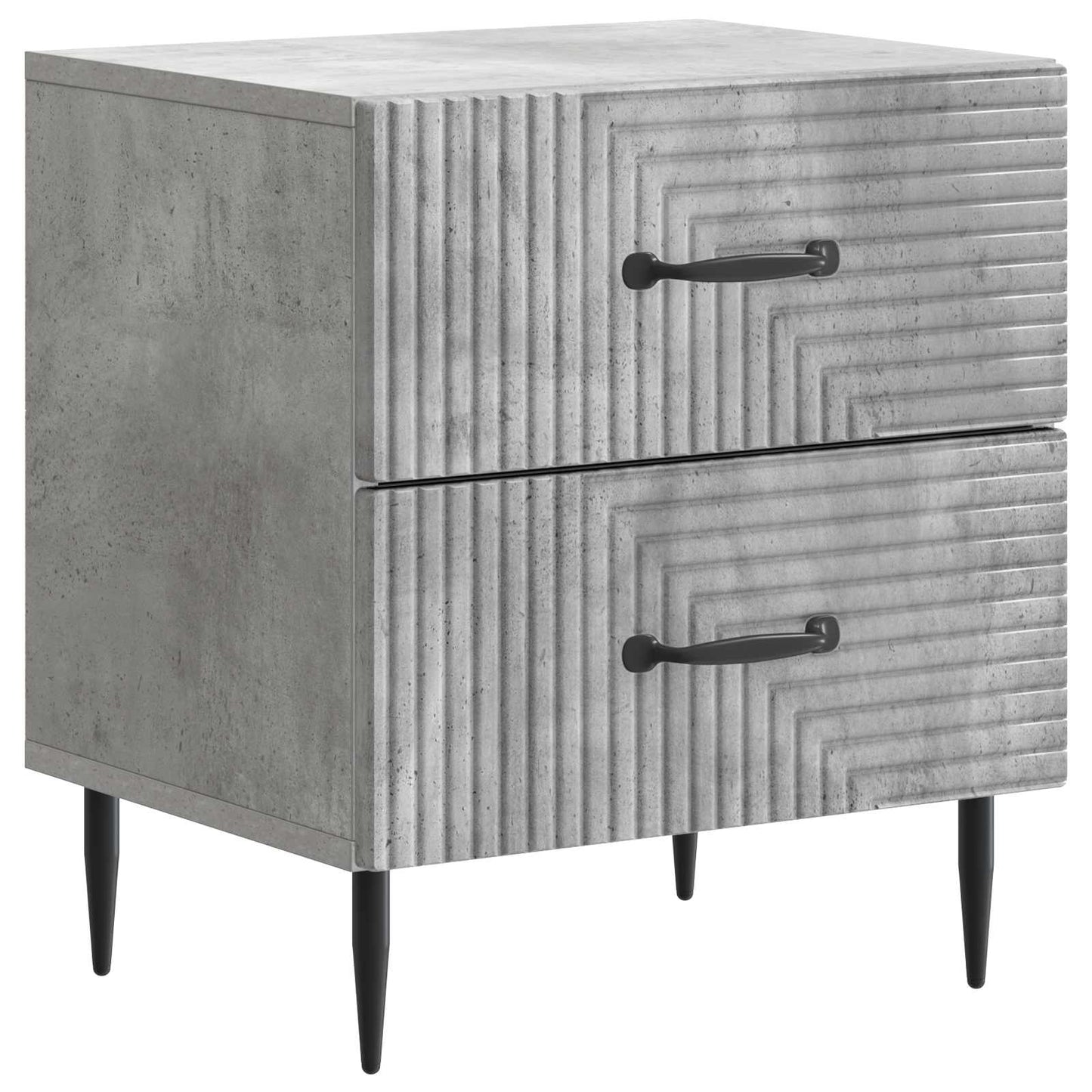 vidaXL Κομοδίνο Γκρι Σκυροδέματος 43 x 34,5 x 47,5 εκ