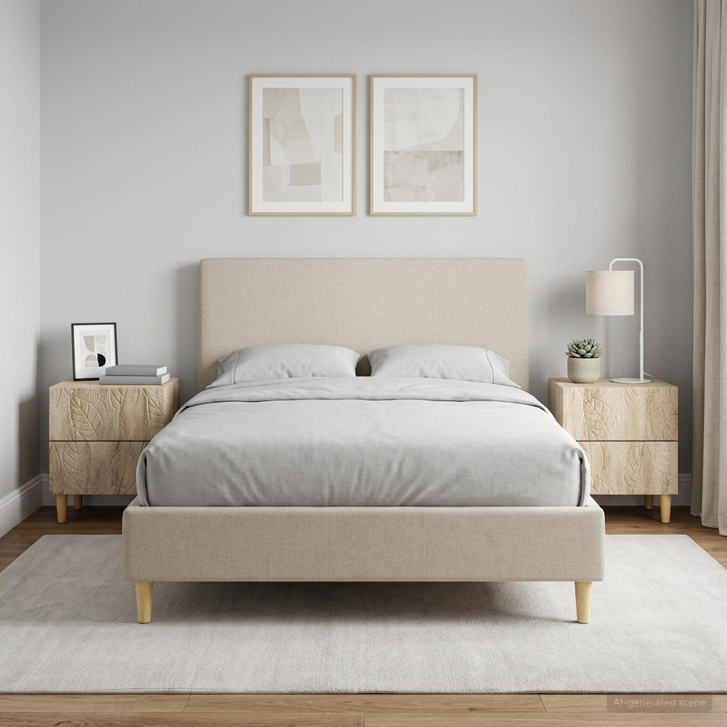 vidaXL Κομοδίνο 2 τμχ. Sonoma Δρυς 43 x 34,5 x 48 εκ
