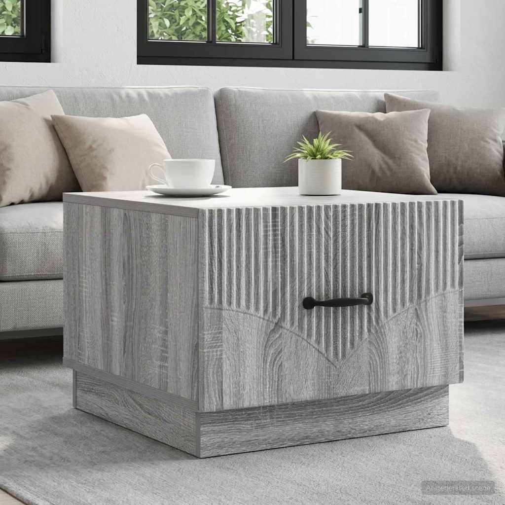vidaXL Τραπεζάκι σαλονιού Γκρι Sonoma 49 x 50 x 37 εκ.