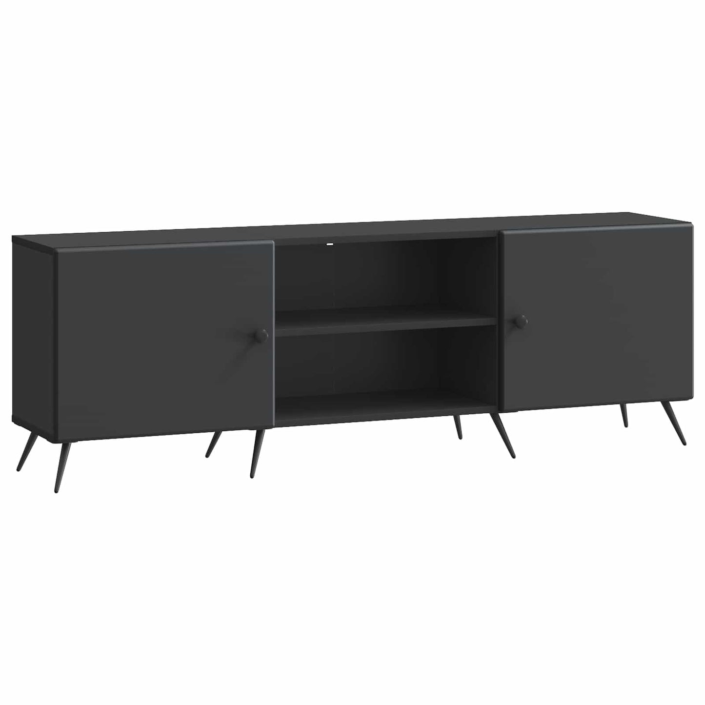 vidaXL Ντουλάπι TV 150 x 31 x 50 εκ. Μαύρο Επεξεργασμένο Ξύλο