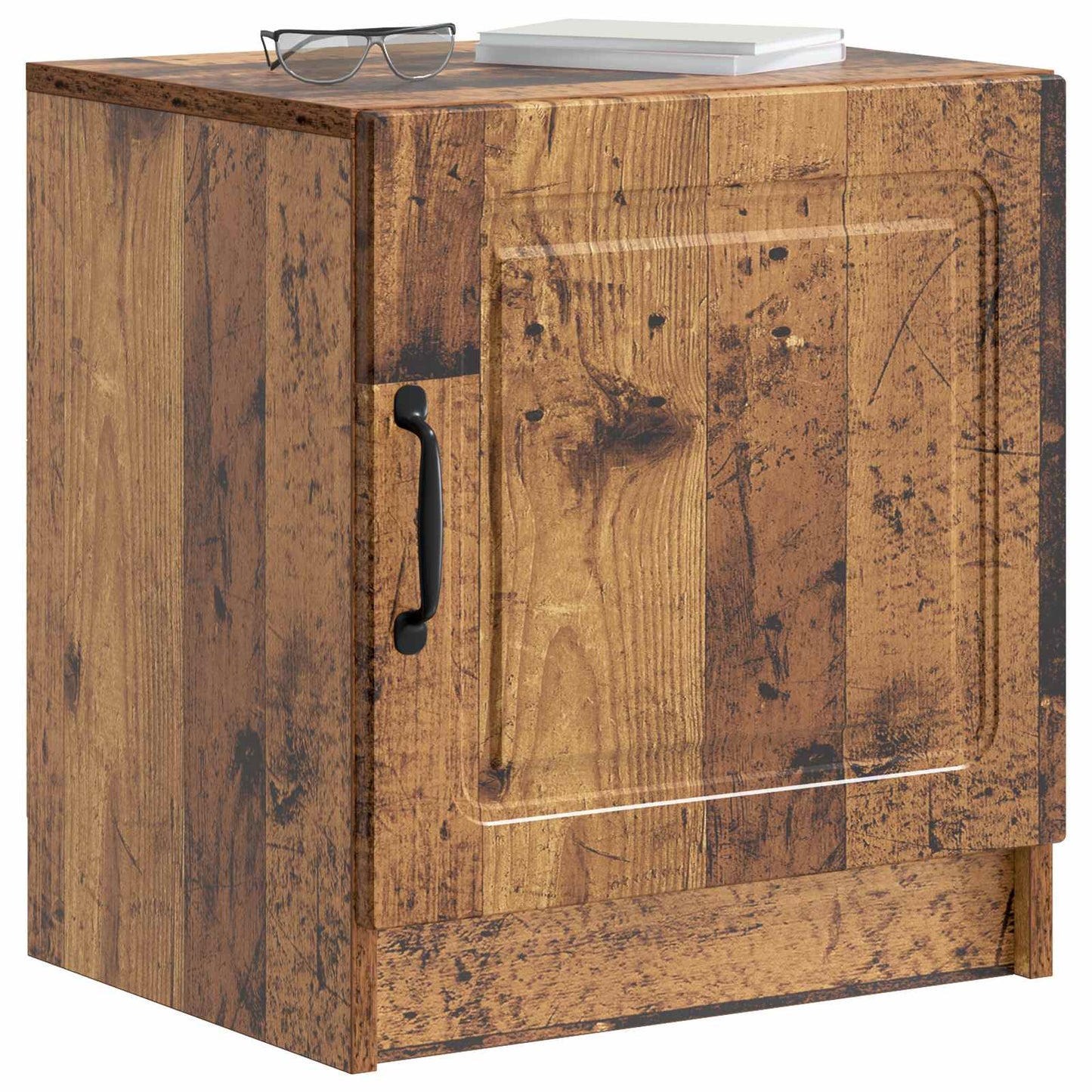 vidaXL Κομοδίνο 2 τεμ. Παλαιωμένο ξύλο 43 x 34,5 x 47 εκ.