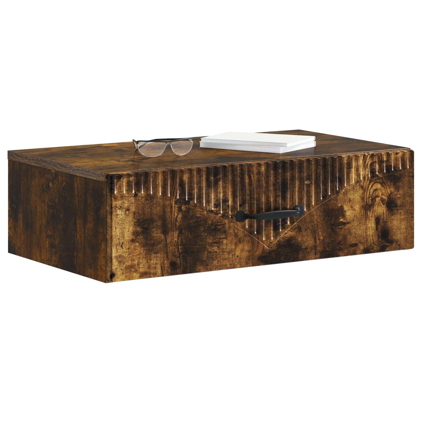 vidaXL Τραπεζάκι Τοίχου 59 x 34,5 x 17 εκ. Επεξεργασμένο Ξύλο