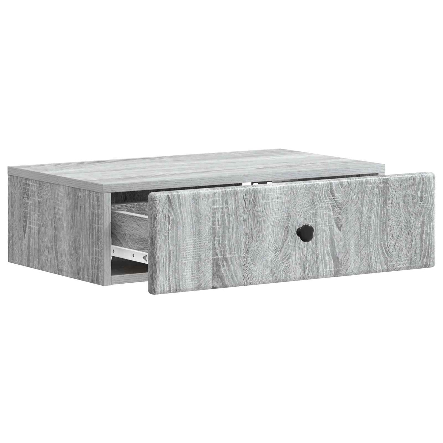 vidaXL Τραπεζάκι Τοίχου Γκρι Sonoma 59 x 34,5 x 17 εκ.