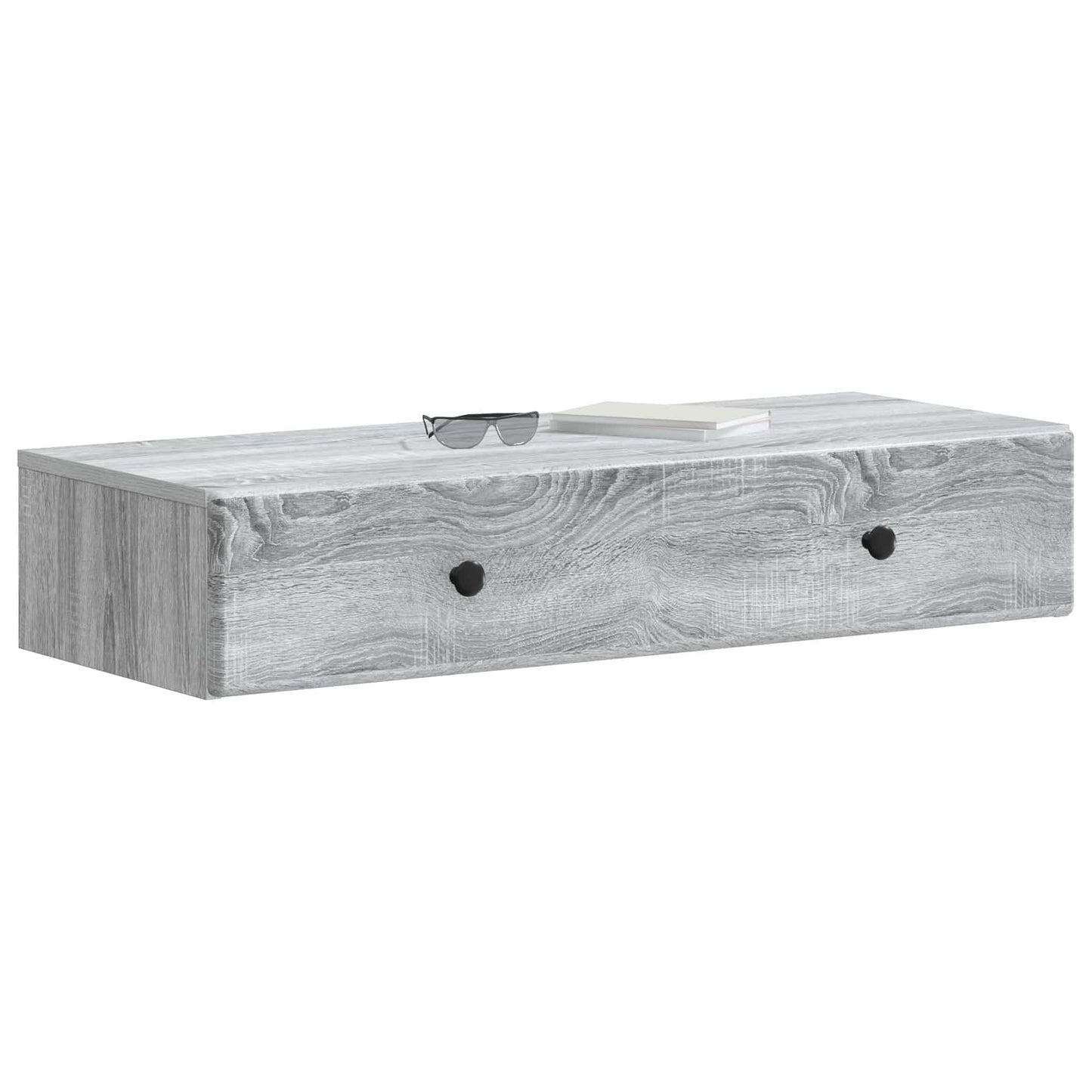 vidaXL Τραπεζάκι Τοίχου Γκρι Sonoma 87,5 x 34,5 x 17 εκ.