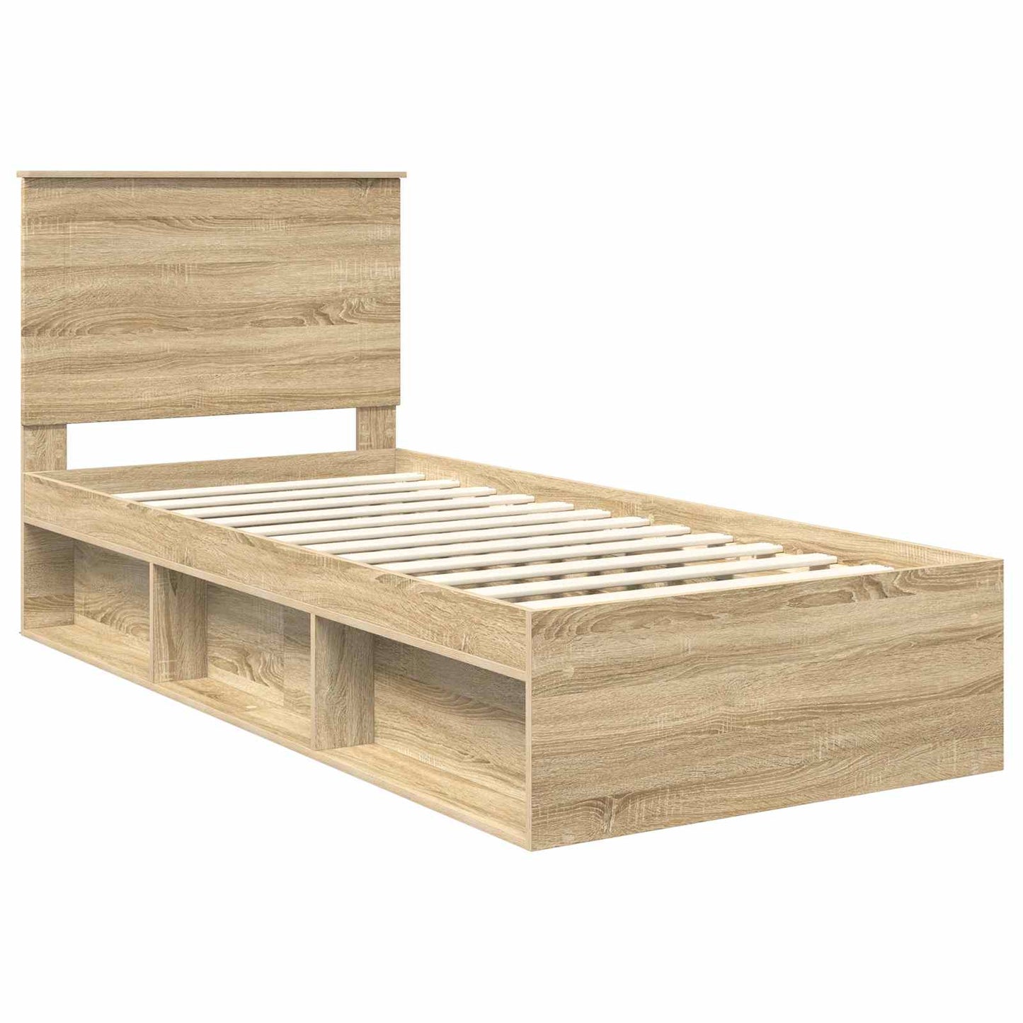 vidaXL Σκελετός Κρεβατιού Σονόμα 90 x 190 cm Στερεά ξυλεία πεύκου