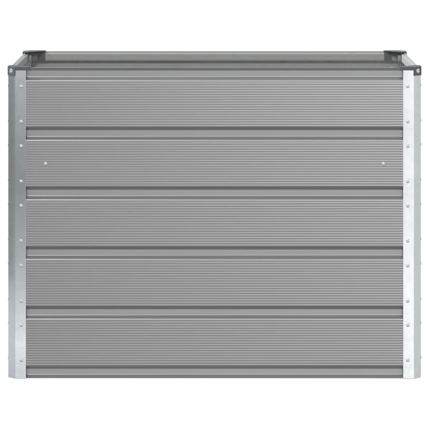 vidaXL Γλάστρα Ανοιχτό γκρι 100 x 50 x 77 εκ Επικαλυμμένος Χάλυβας