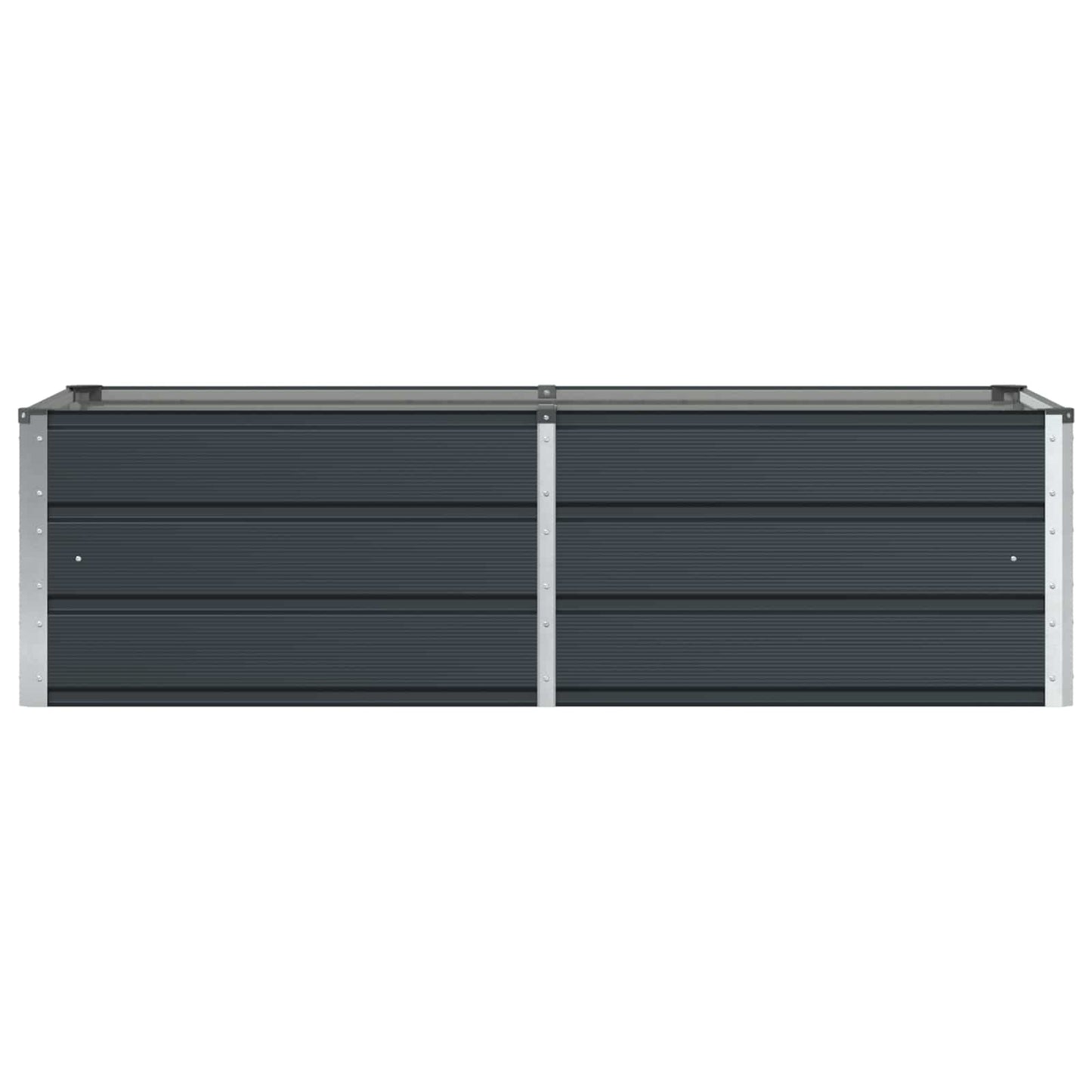 vidaXL Γλάστρα Ανθρακί 160 x 80 x 45 cm Ατσάλι