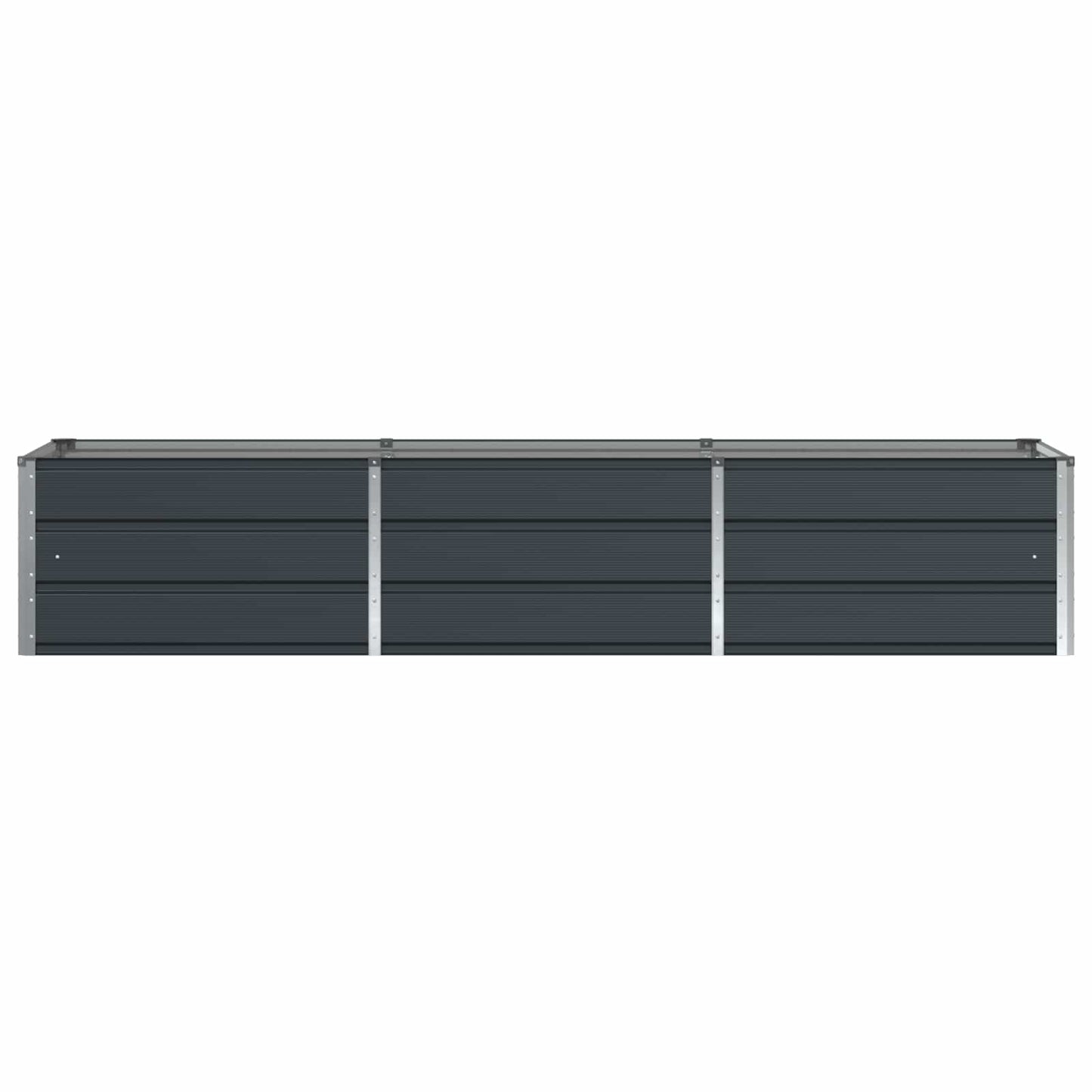 vidaXL Γλάστρα Ανθρακί 240 x 80 x 45 cm Ατσάλι