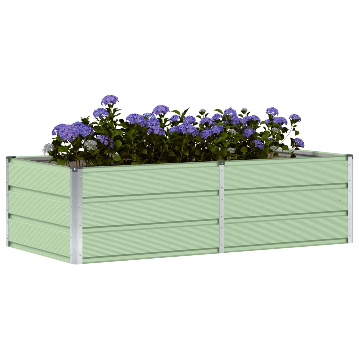 vidaXL Γλάστρα Πράσινο 160 x 80 x 45 cm Ατσάλι