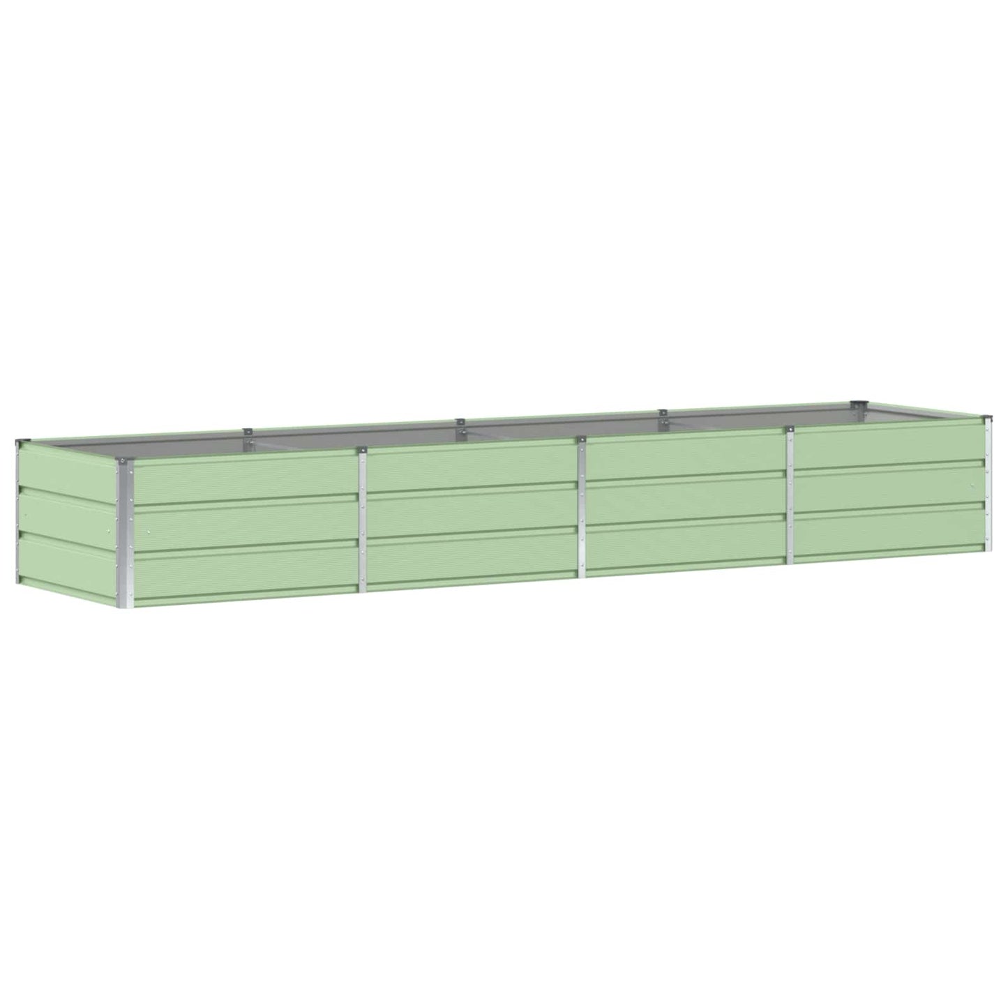 vidaXL Γλάστρα Πράσινο 320 x 80 x 45 cm Ατσάλι