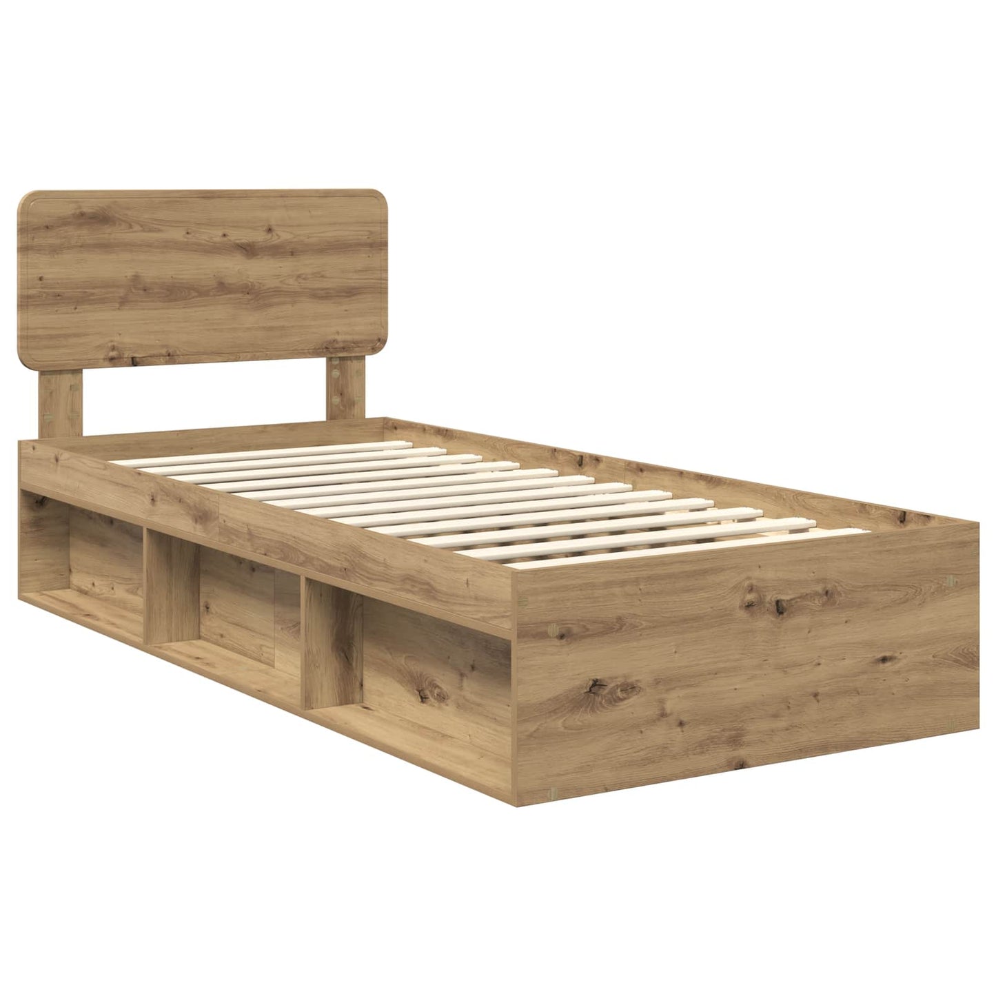 vidaXL Σκελετός Κρεβατιού Artisan Δρυς 100 x 200 cm