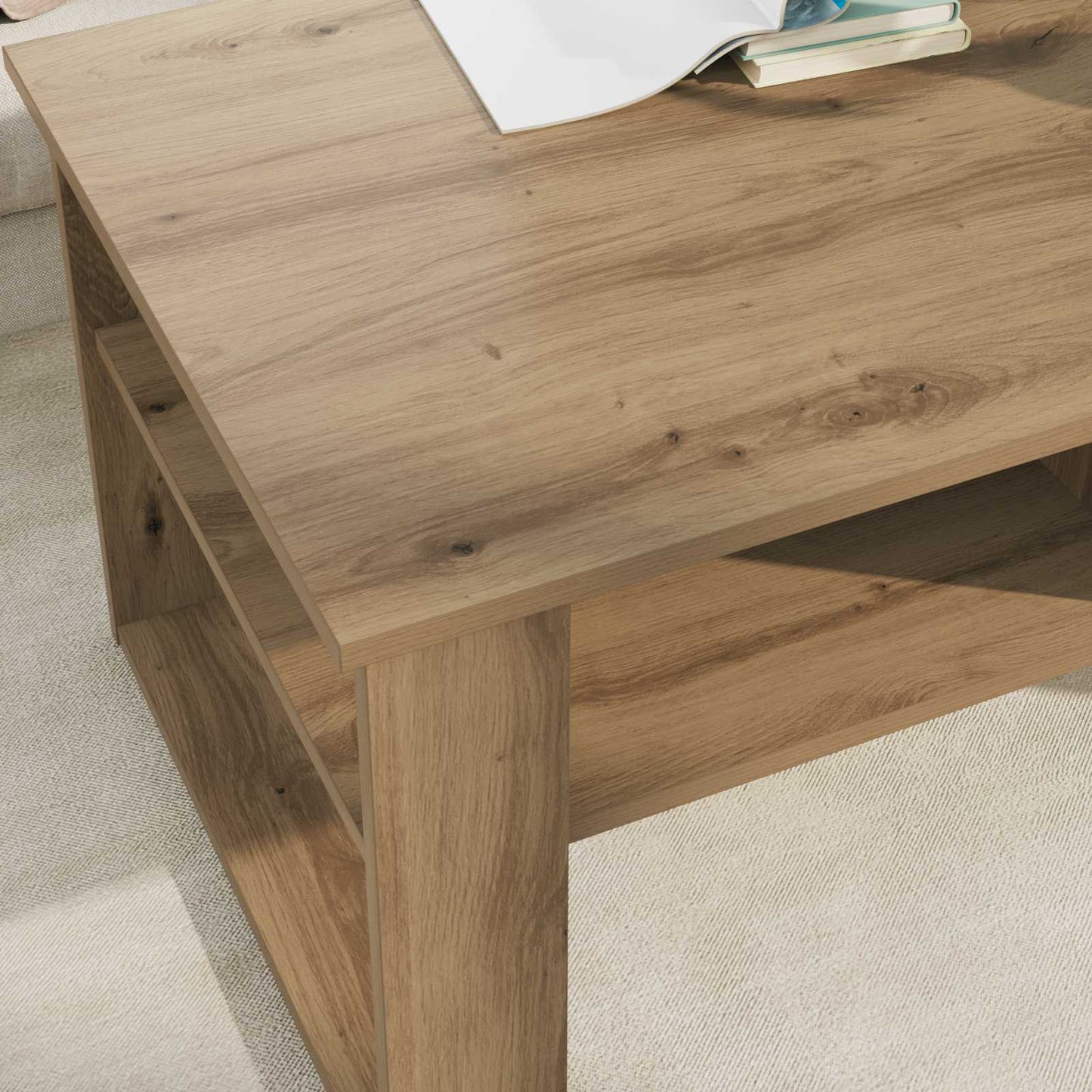 vidaXL Τραπεζάκι σαλονιού Artisan Oak 96 x 54 x 44 εκ