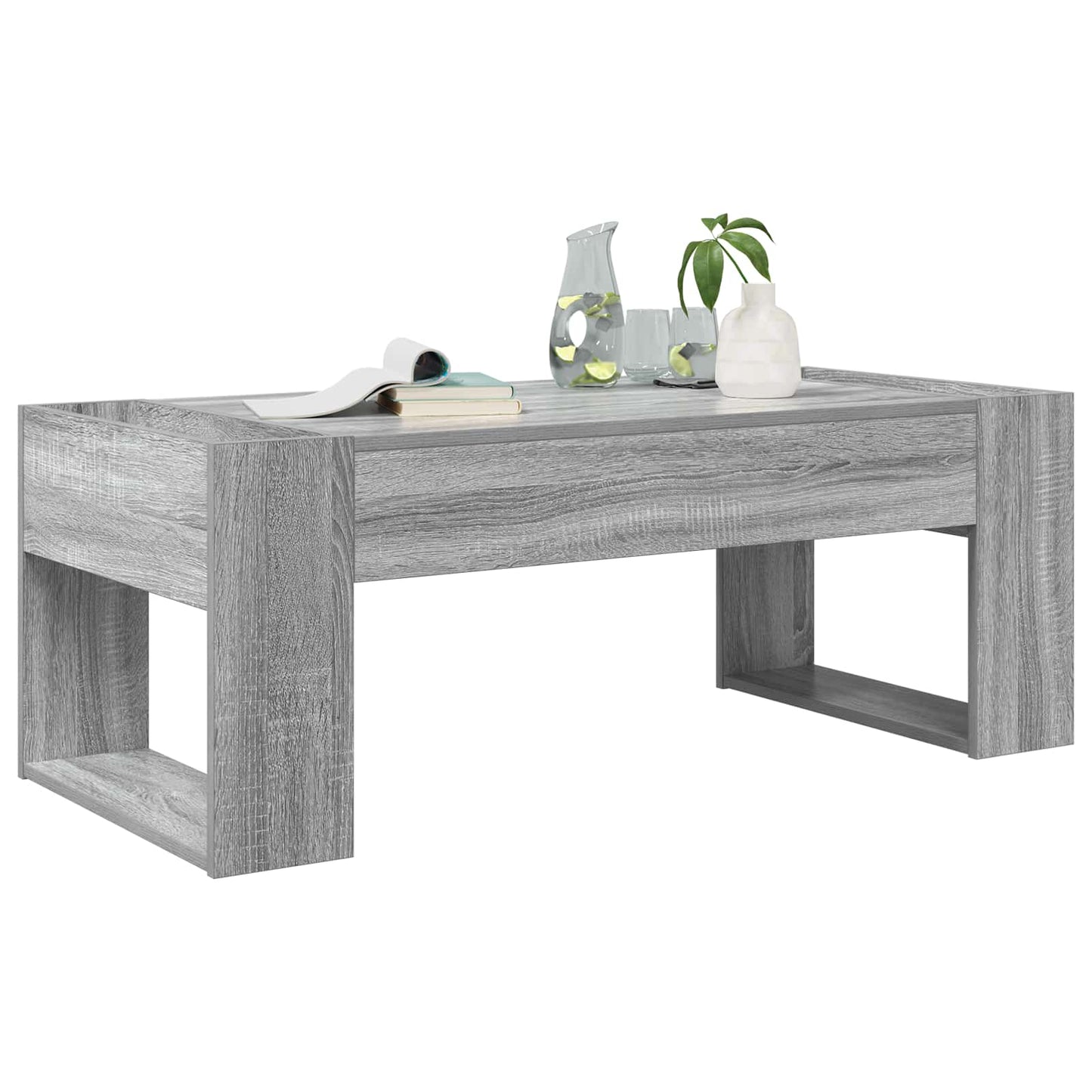 vidaXL Τραπεζάκι σαλονιού Γκρι Sonoma 110 x 50 x 41 εκ
