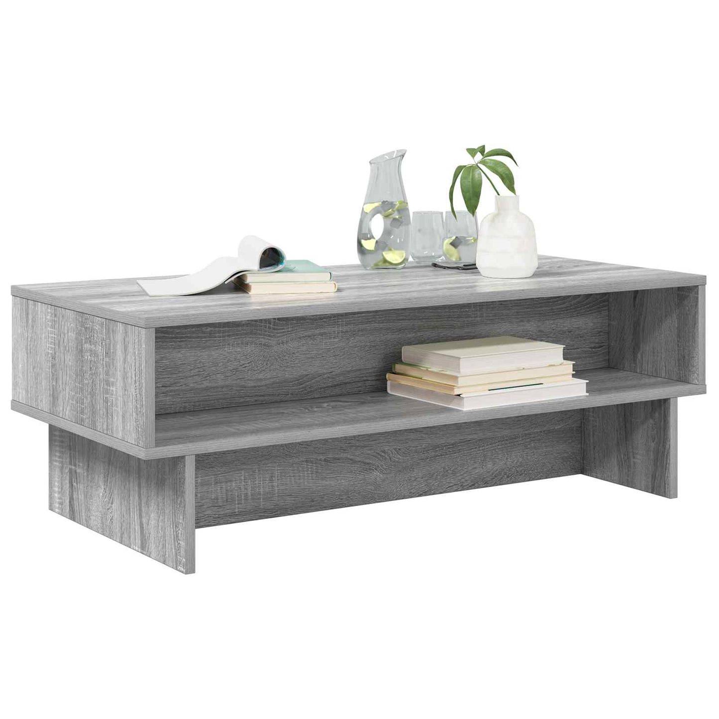 vidaXL Τραπεζάκι σαλονιού Γκρι Sonoma 100 x 46 x 35 εκ.