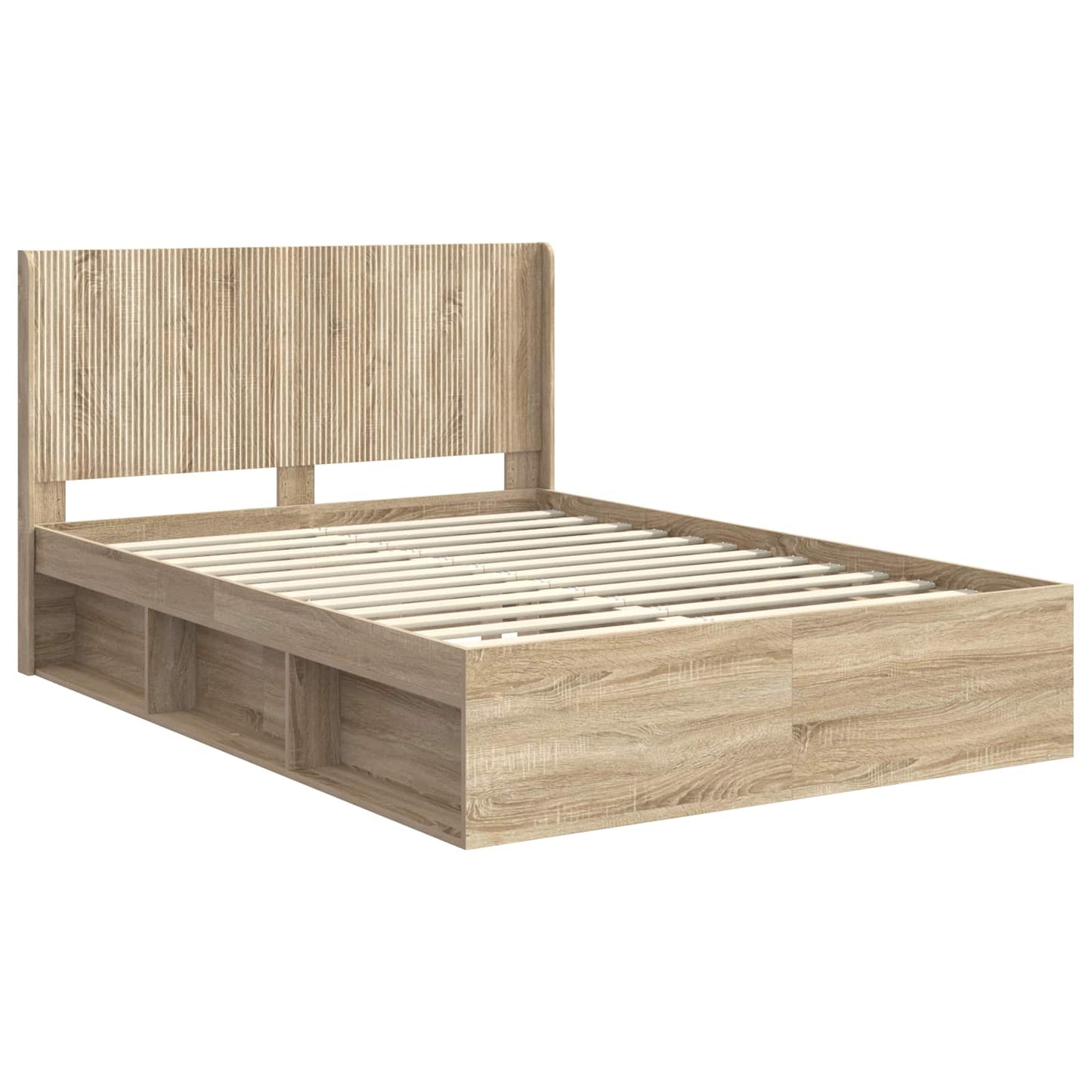 vidaXL Καλάθι με αποθήκη και κεφαλάρι Sonoma Δρυς 150 x 200 cm