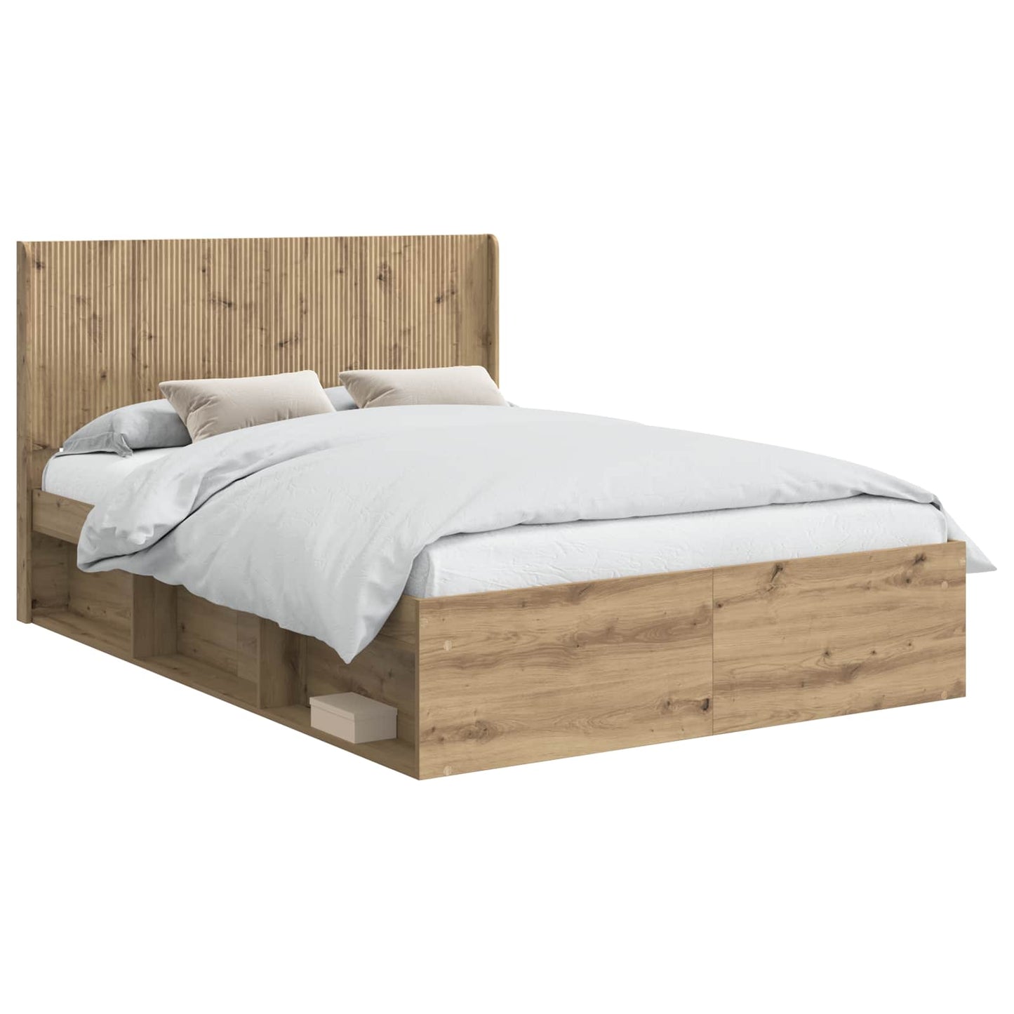 vidaXL Καλάθι με αποθήκη και κεφαλάρι Artisan Δρυς 150 x 200 cm