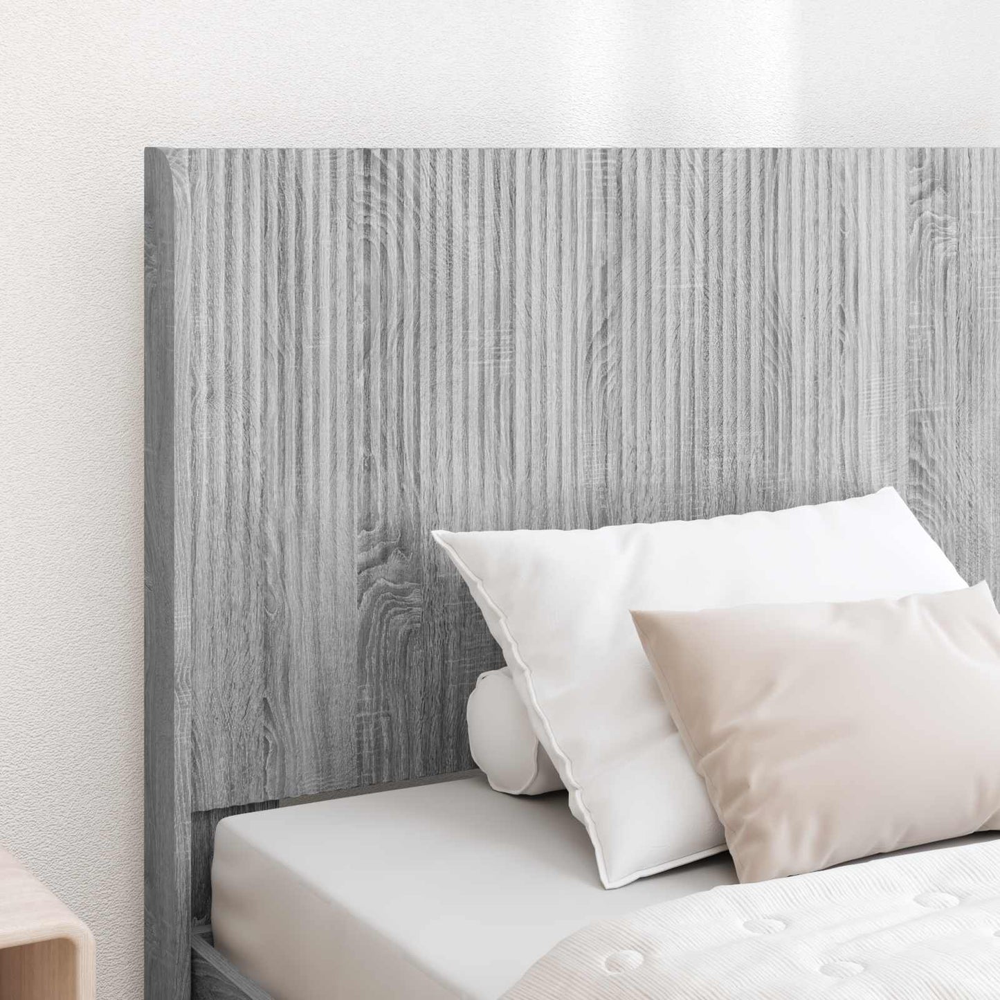 vidaXL Καλάθι με αποθήκη και κεφαλάρι Γκρι Sonoma 90 x 190 cm