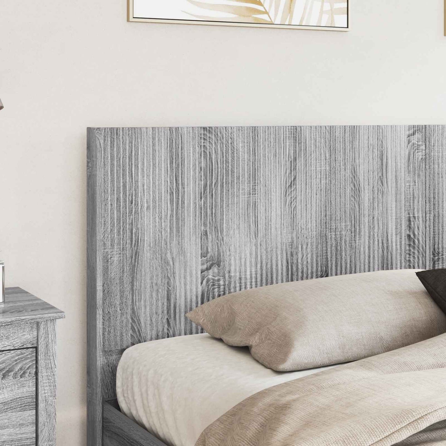 vidaXL Καλάθι με αποθήκη και κεφαλάρι Γκρι Sonoma 180 x 200 cm