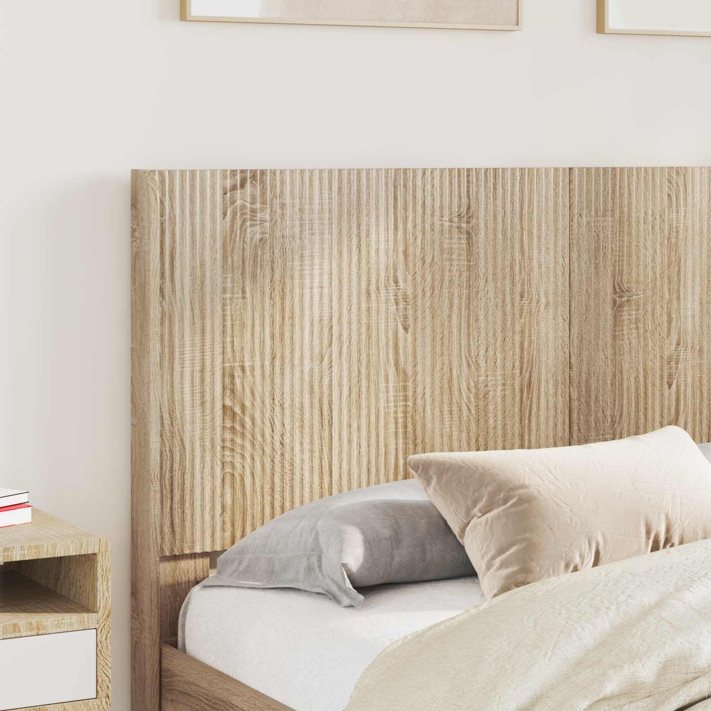 vidaXL Καλάθι με αποθήκη και κεφαλάρι Sonoma Δρυς 150 x 200 cm
