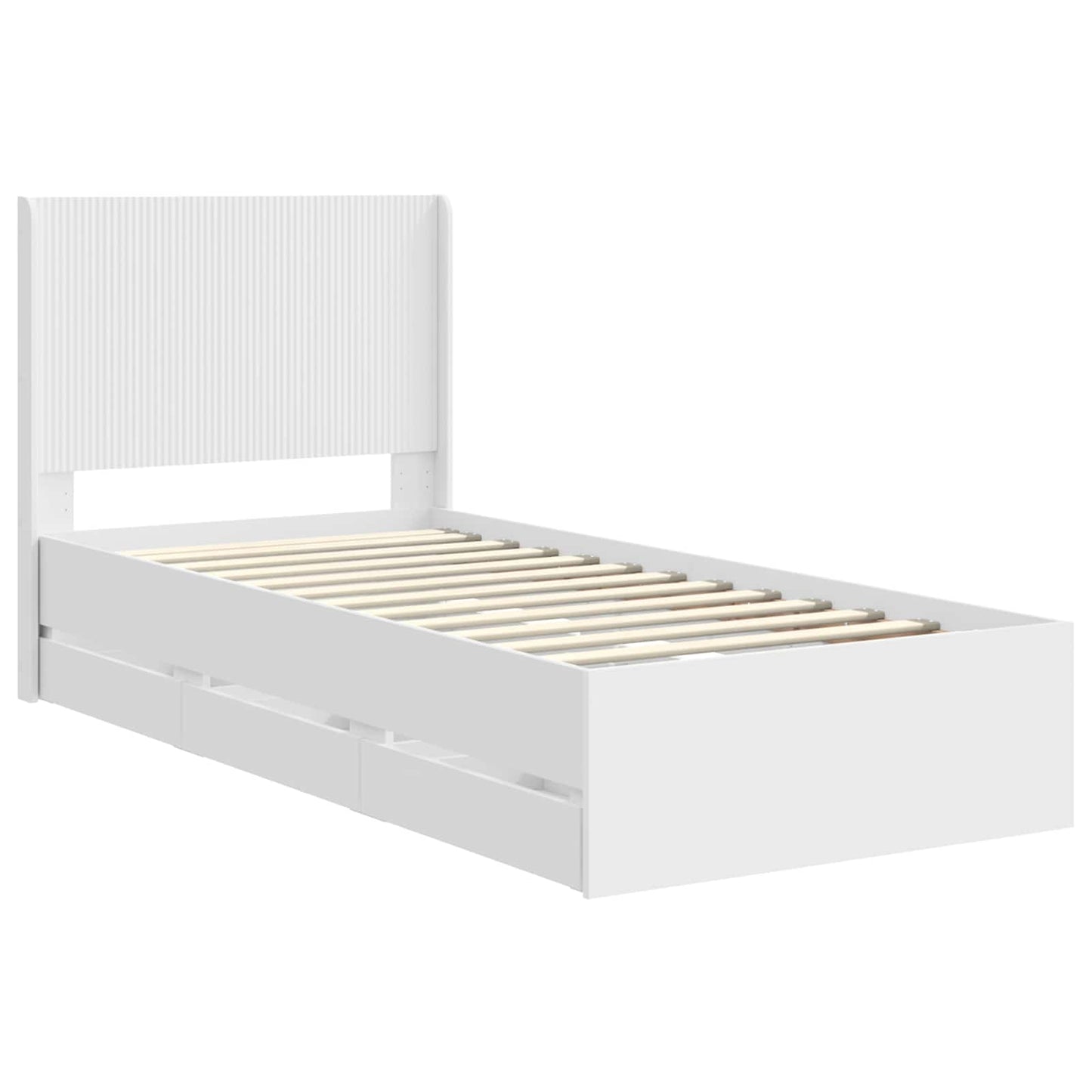 vidaXL Καλάθι με αποθήκη και κεφαλάρι Λευκό 90 x 200 cm