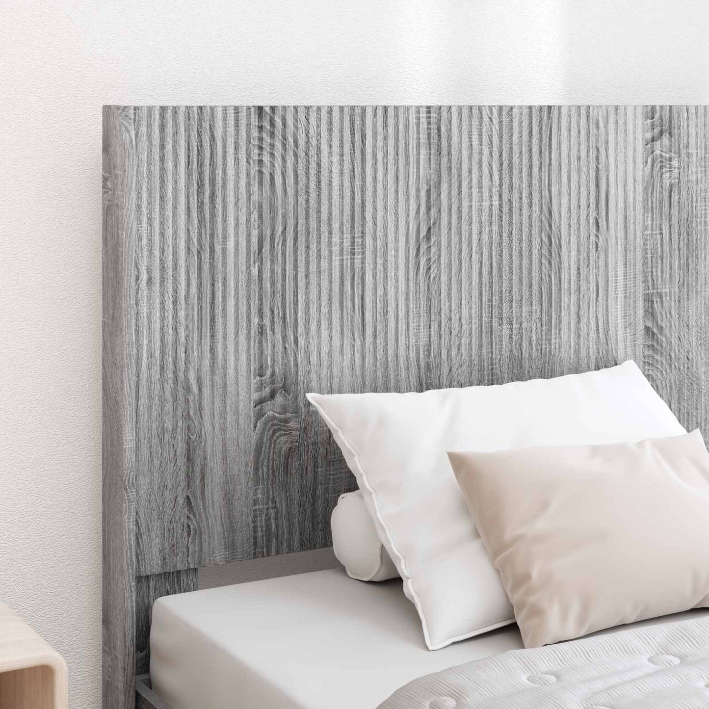 vidaXL Καλάθι με αποθήκη και κεφαλάρι Γκρι Sonoma 75 x 190 cm