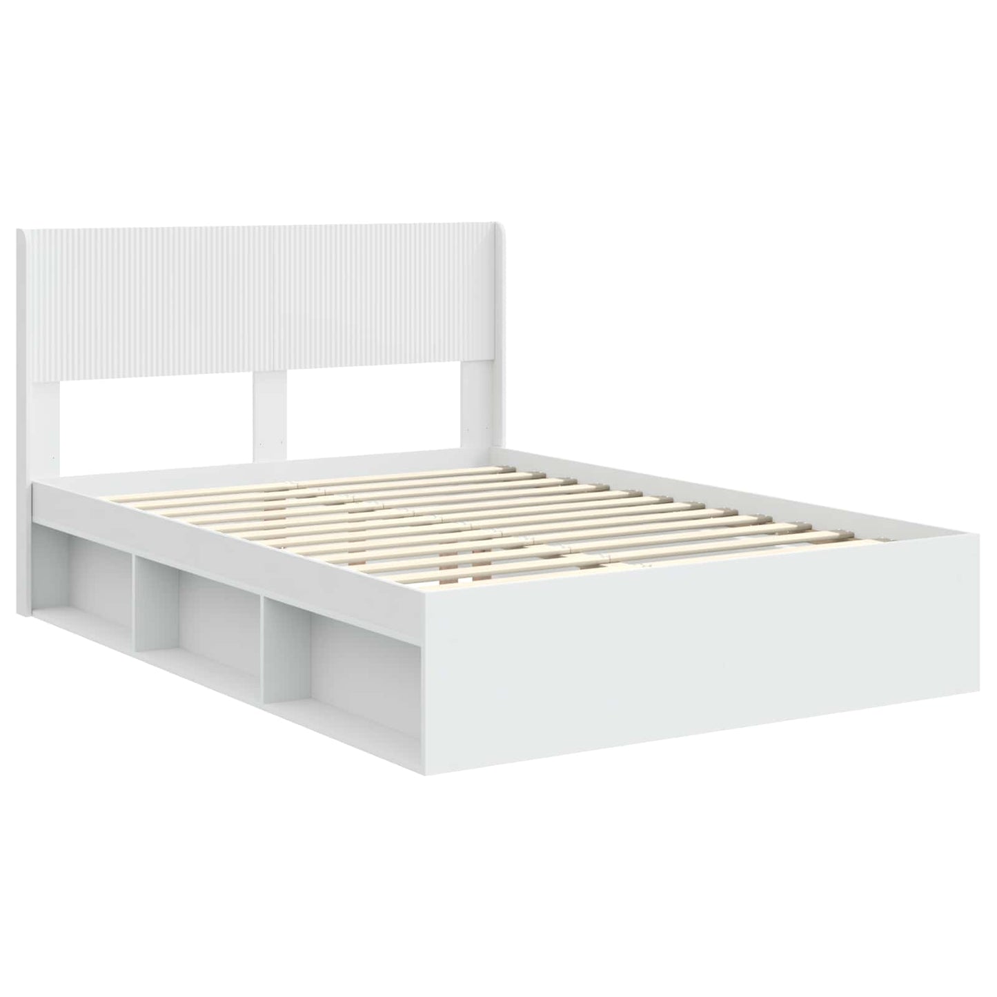 vidaXL Καλάθι με αποθήκη και κεφαλάρι Λευκό 150 x 200 cm