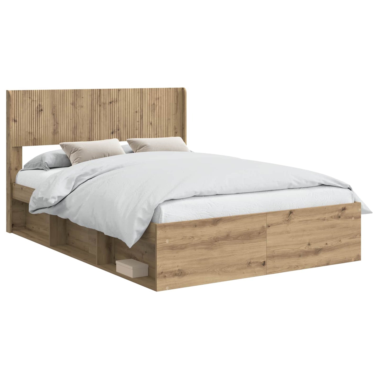 vidaXL Καλάθι με αποθήκη και κεφαλάρι Artisan Δρυς 150 x 200 cm