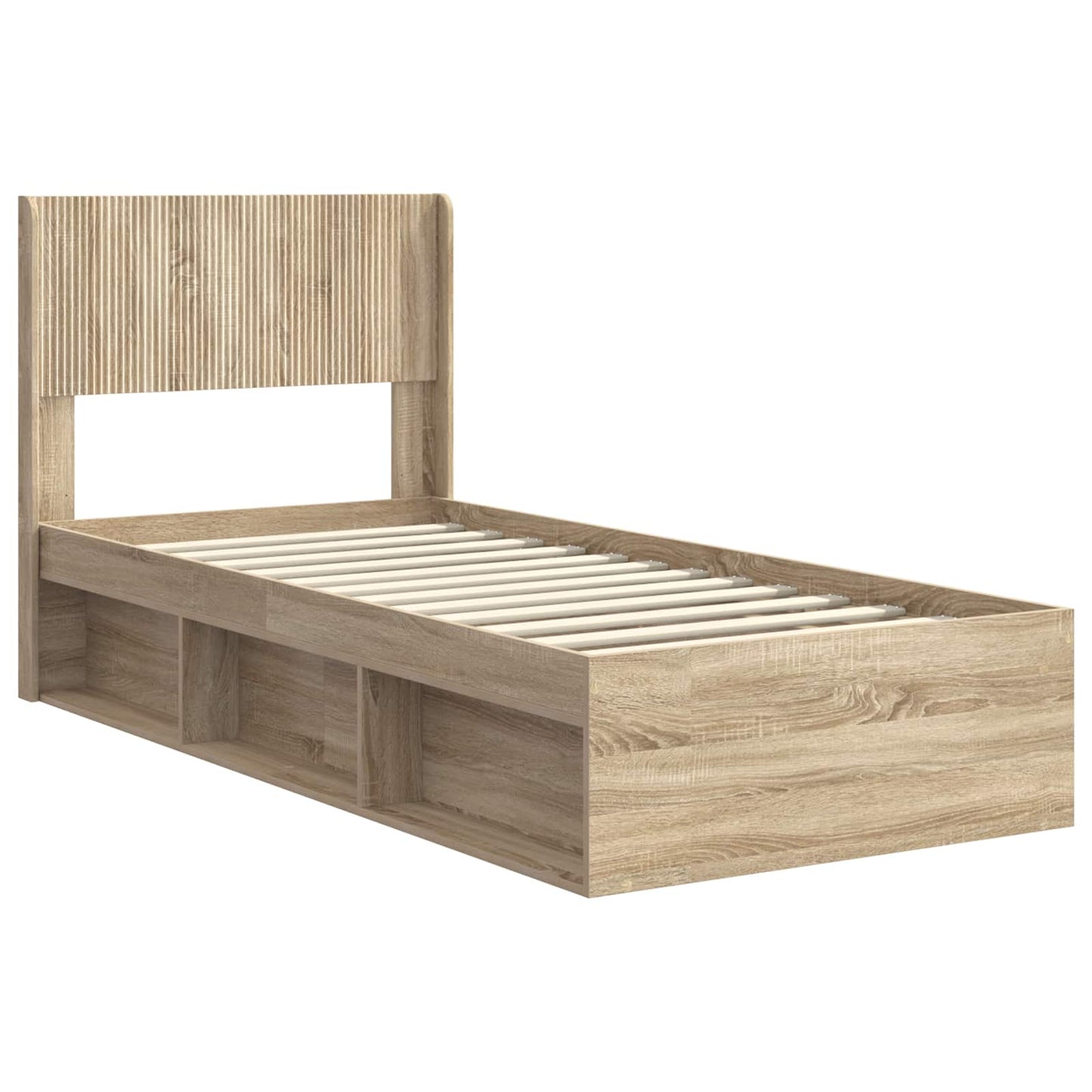 vidaXL Καλάθι με αποθήκη και κεφαλάρι Sonoma Δρυς 75 x 190 cm