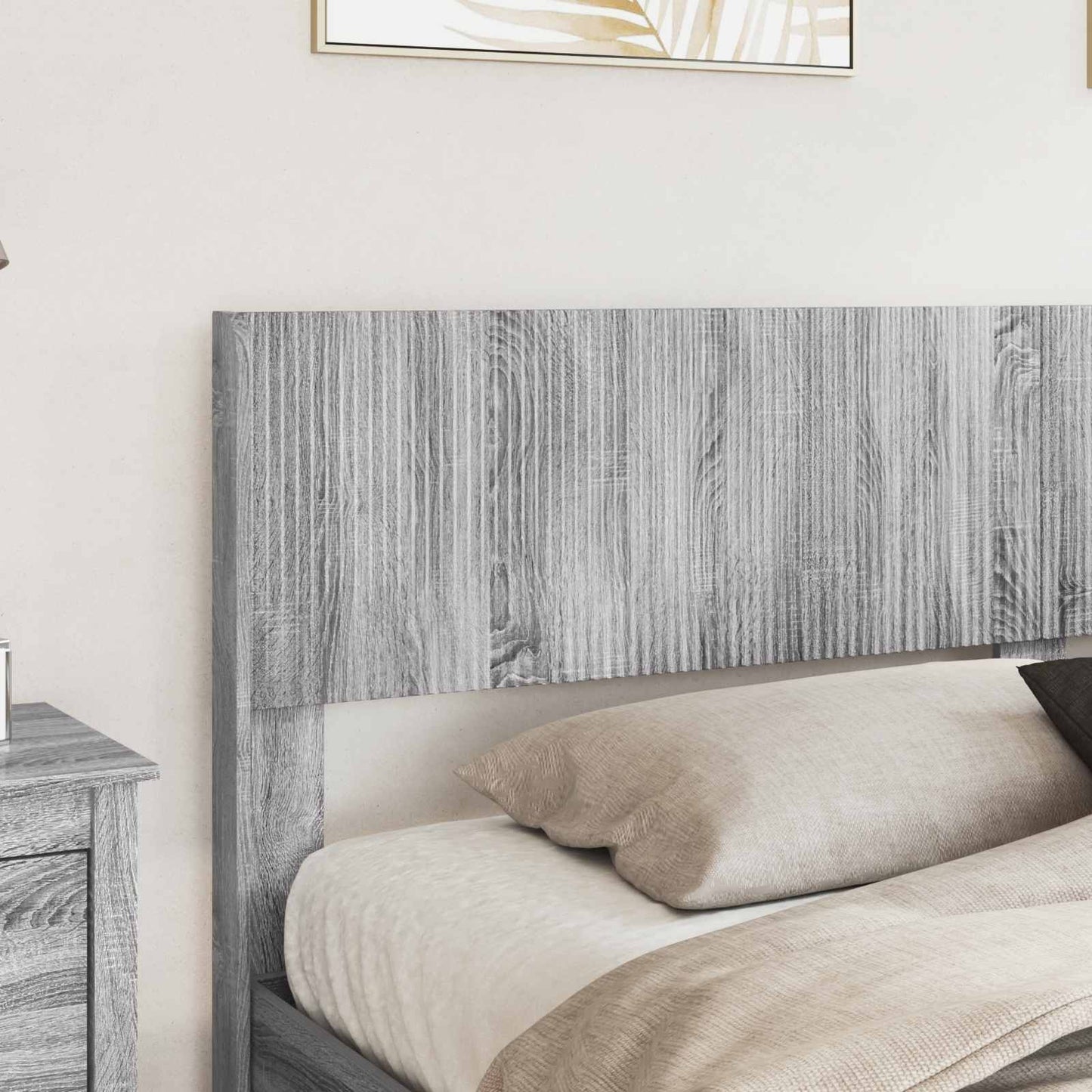 vidaXL Καλάθι με αποθήκη και κεφαλάρι Γκρι Sonoma 200 x 200 cm