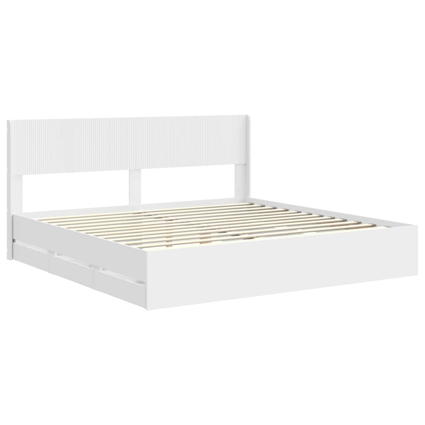 vidaXL Καλάθι με αποθήκη και κεφαλάρι Λευκό 180 x 200 cm