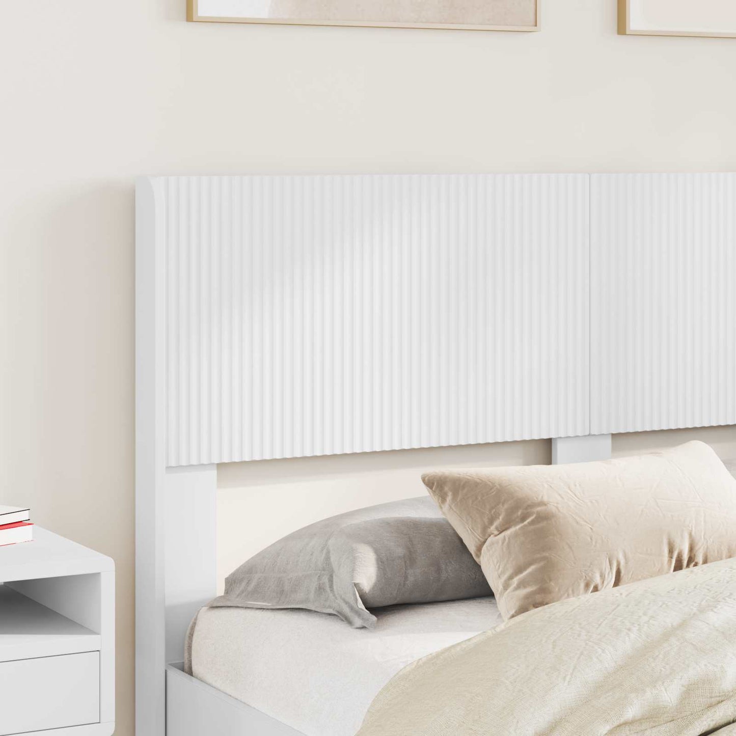 vidaXL Καλάθι με αποθήκη και κεφαλάρι Λευκό 160 x 200 cm
