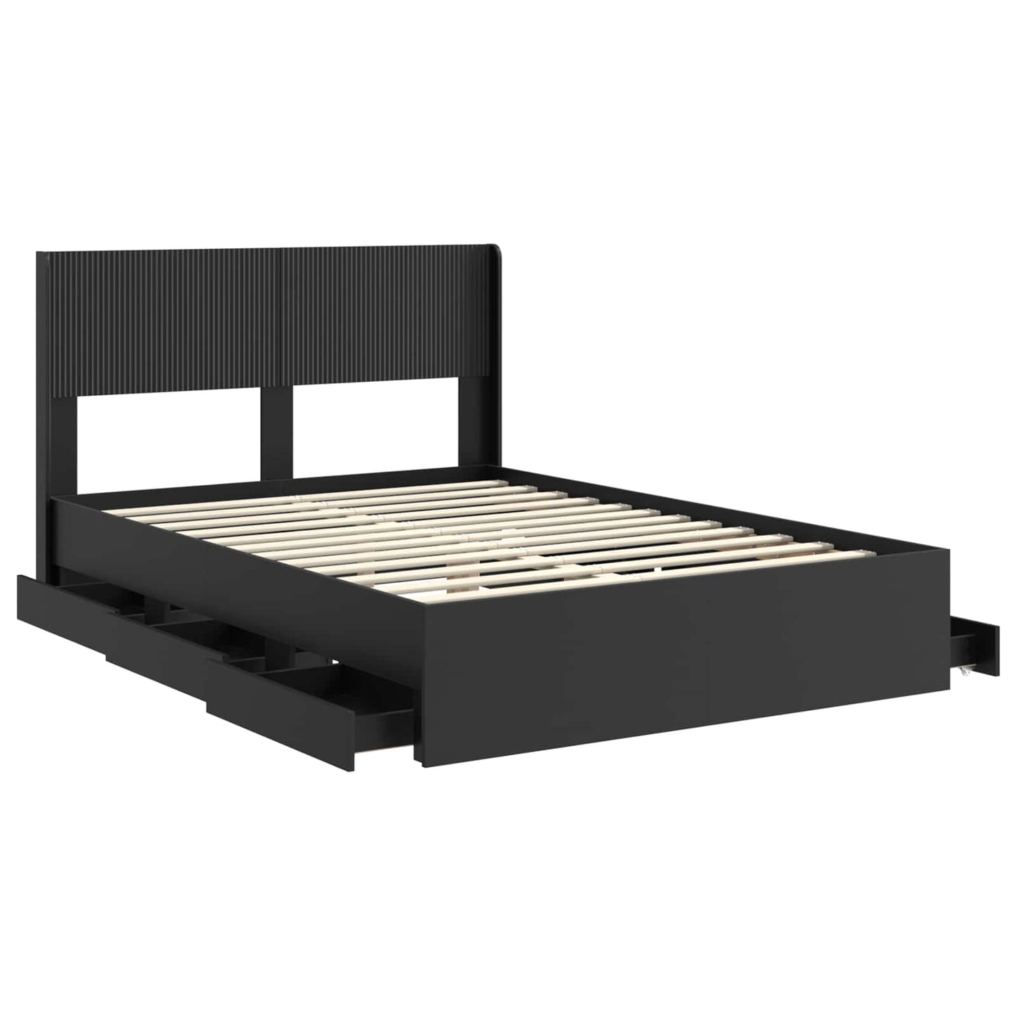 vidaXL Καλάθι με αποθήκη και κεφαλάρι Μαύρο 150 x 200 cm