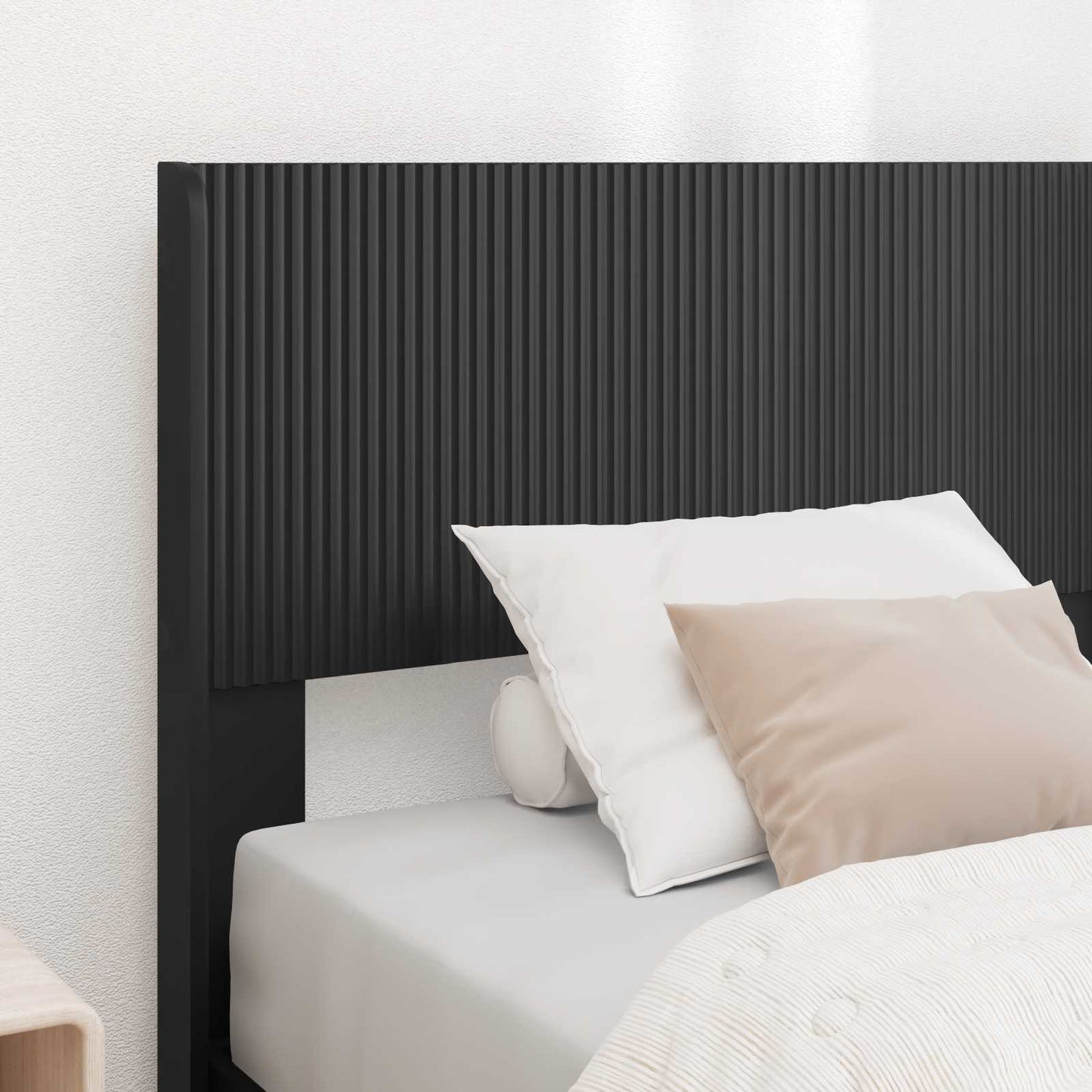 vidaXL Καλάθι με αποθήκη και κεφαλάρι Μαύρο 90 x 190 cm