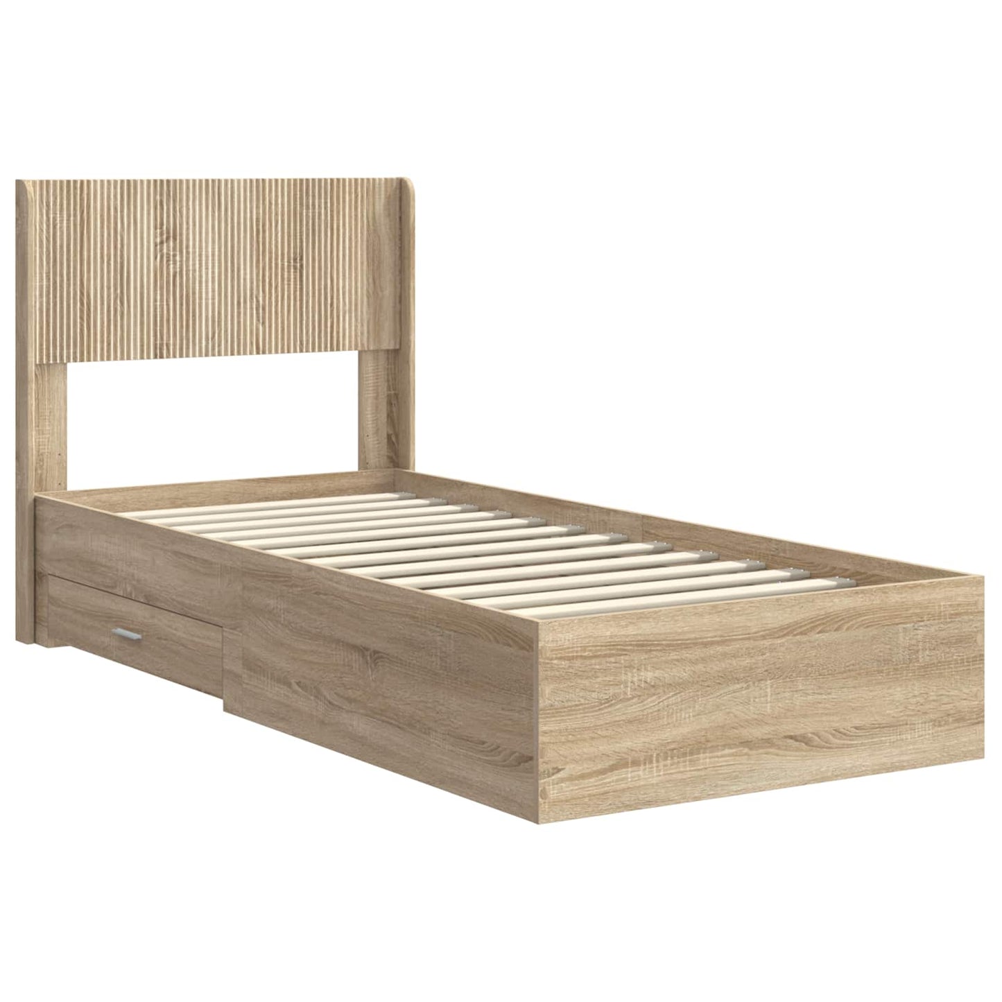 vidaXL Καλάθι με αποθήκη και κεφαλάρι Sonoma Δρυς 100 x 200 cm