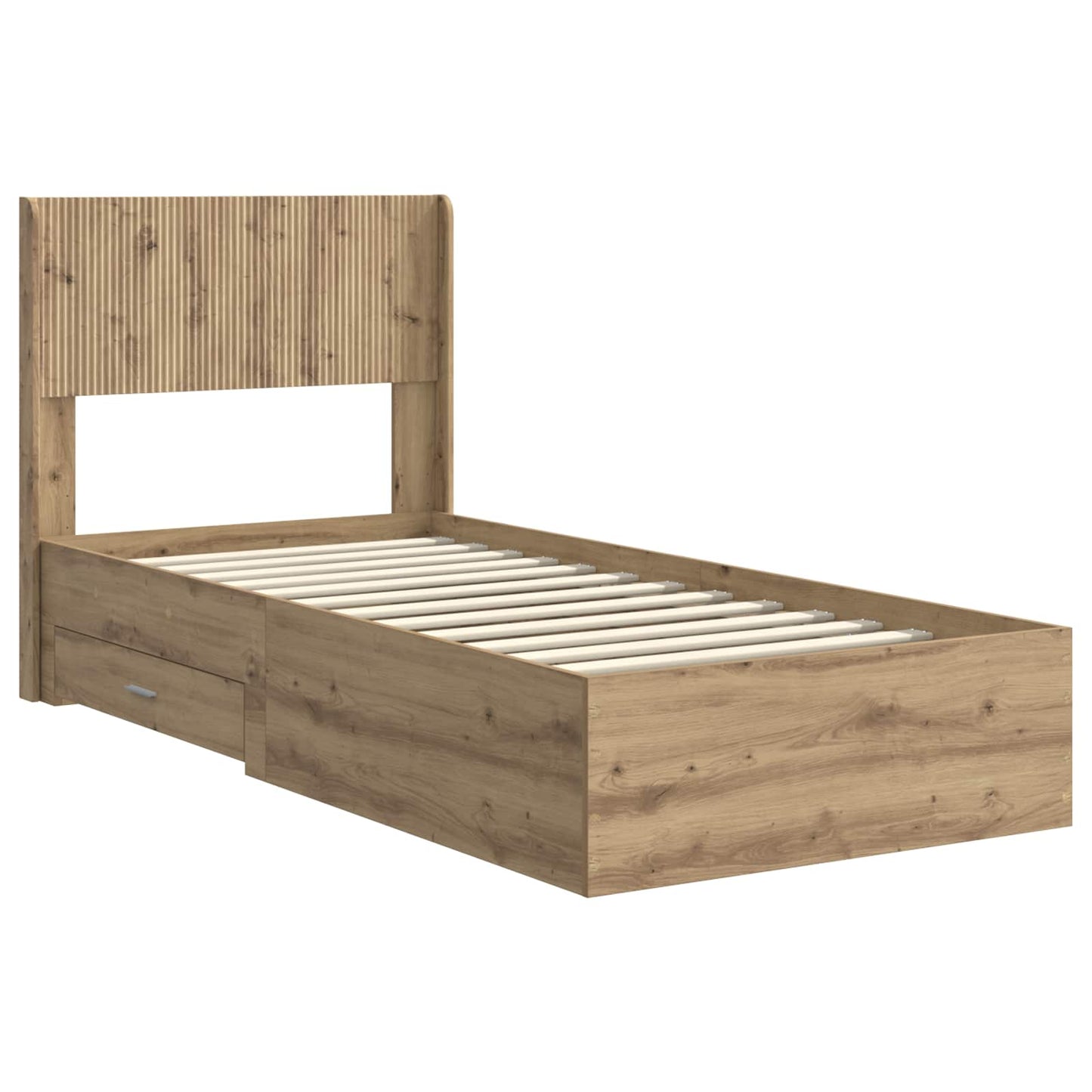 vidaXL Καλάθι με αποθήκη και κεφαλάρι Artisan Δρυς 100 x 200 cm