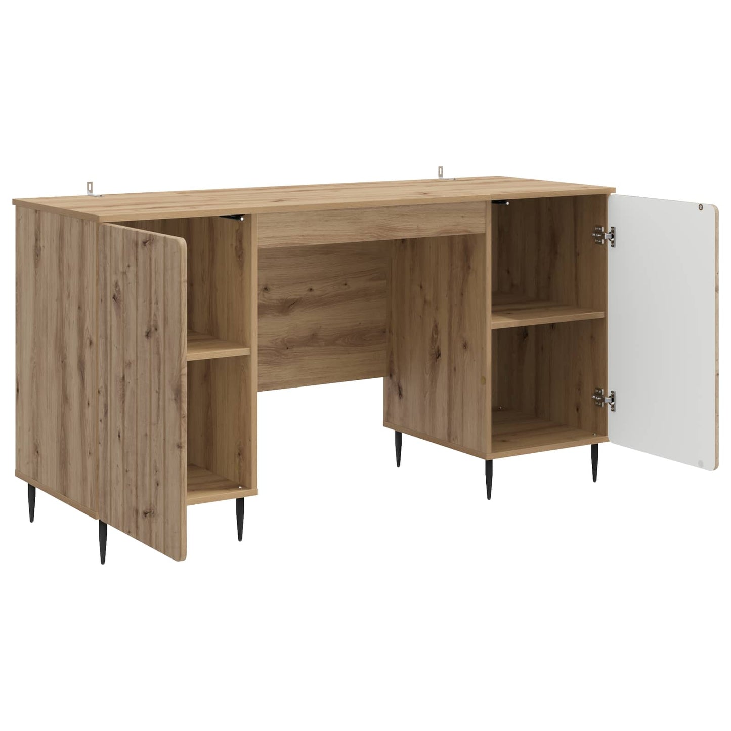 vidaXL Γραφείο Artisan Δρυς Επεξεργασμένο Ξύλο 142,5 x 50 x 75 εκ.