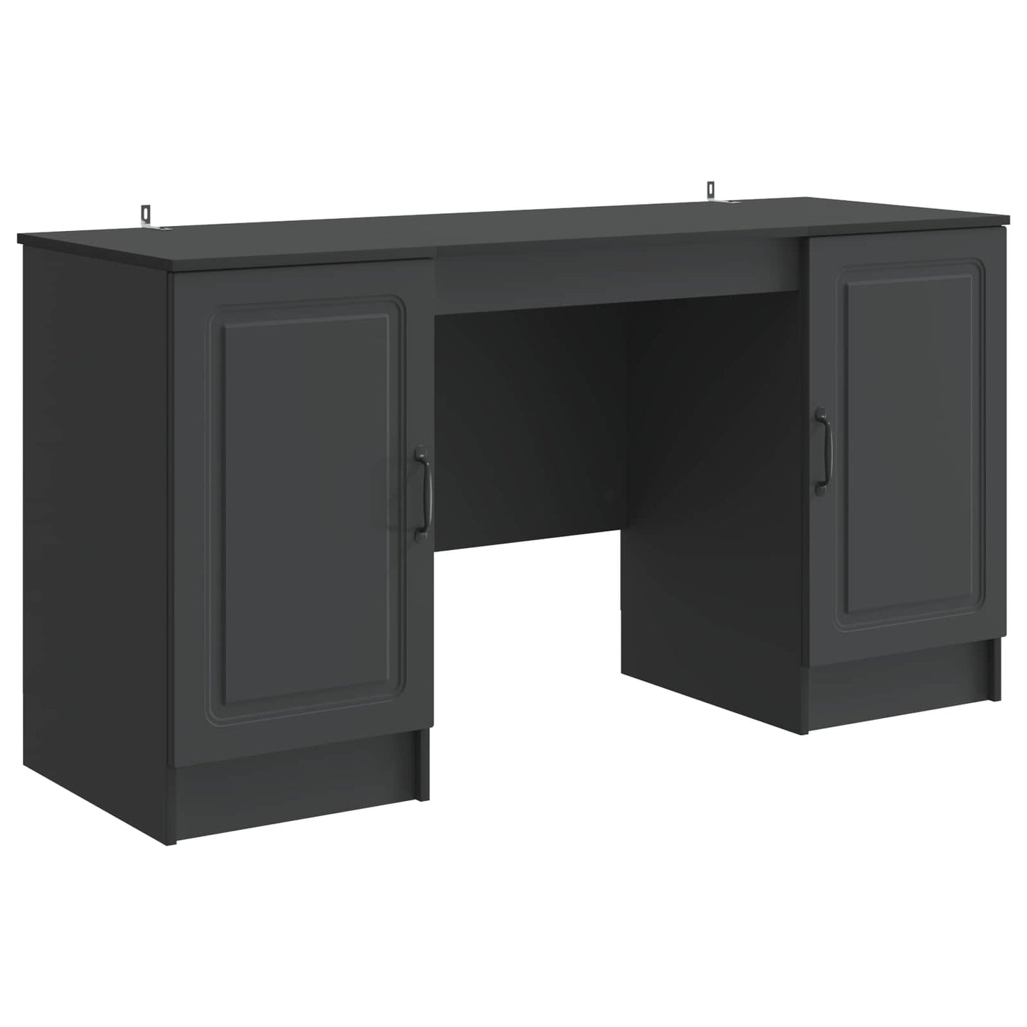 vidaXL Γραφείο Μαύρο 142,5 x 50 x 75 εκ. Επεξεργασμένο Ξύλο
