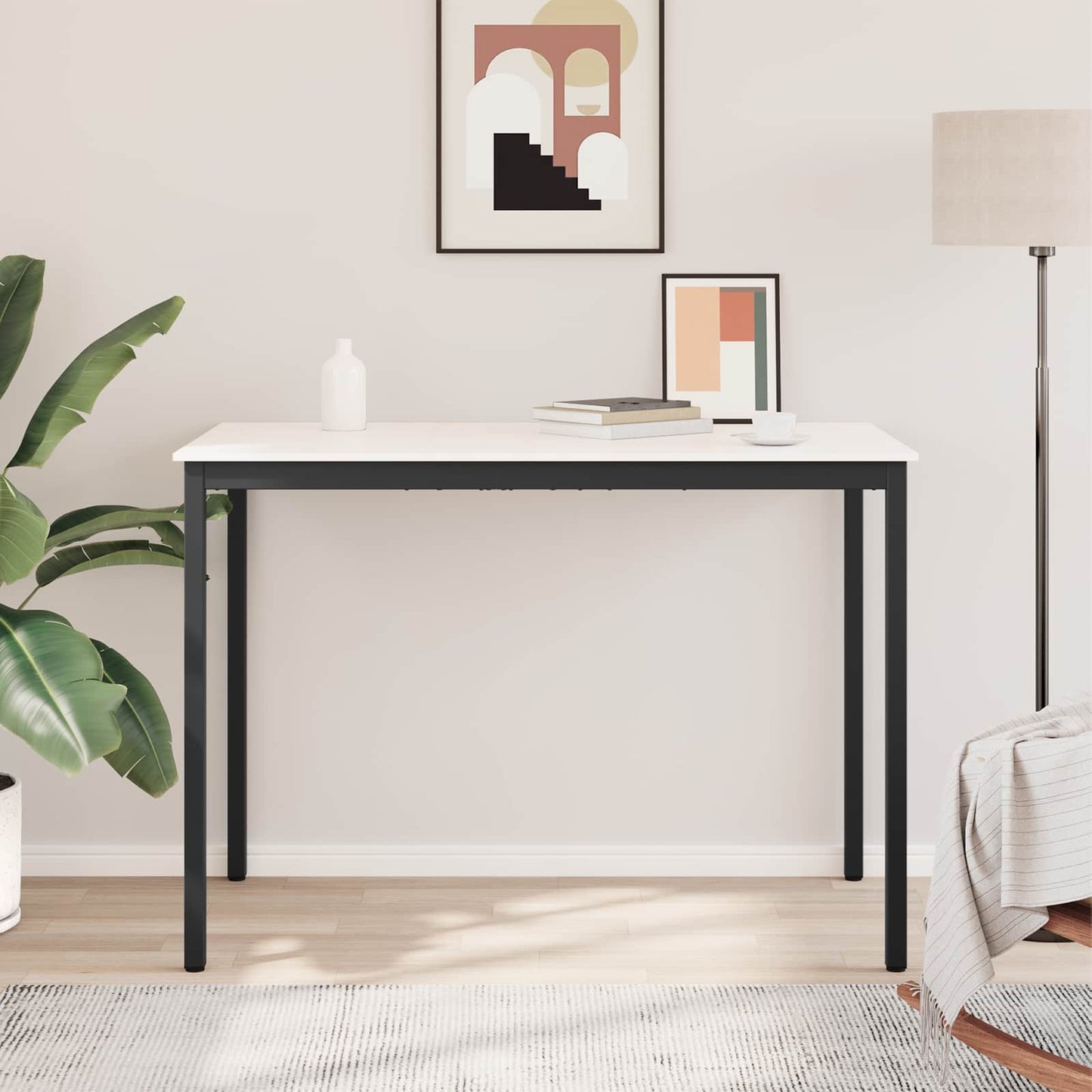 vidaXL Τραπέζι μπαρ Λευκό 150 x 80 x 105 εκ. Στερεά ξυλεία πεύκου