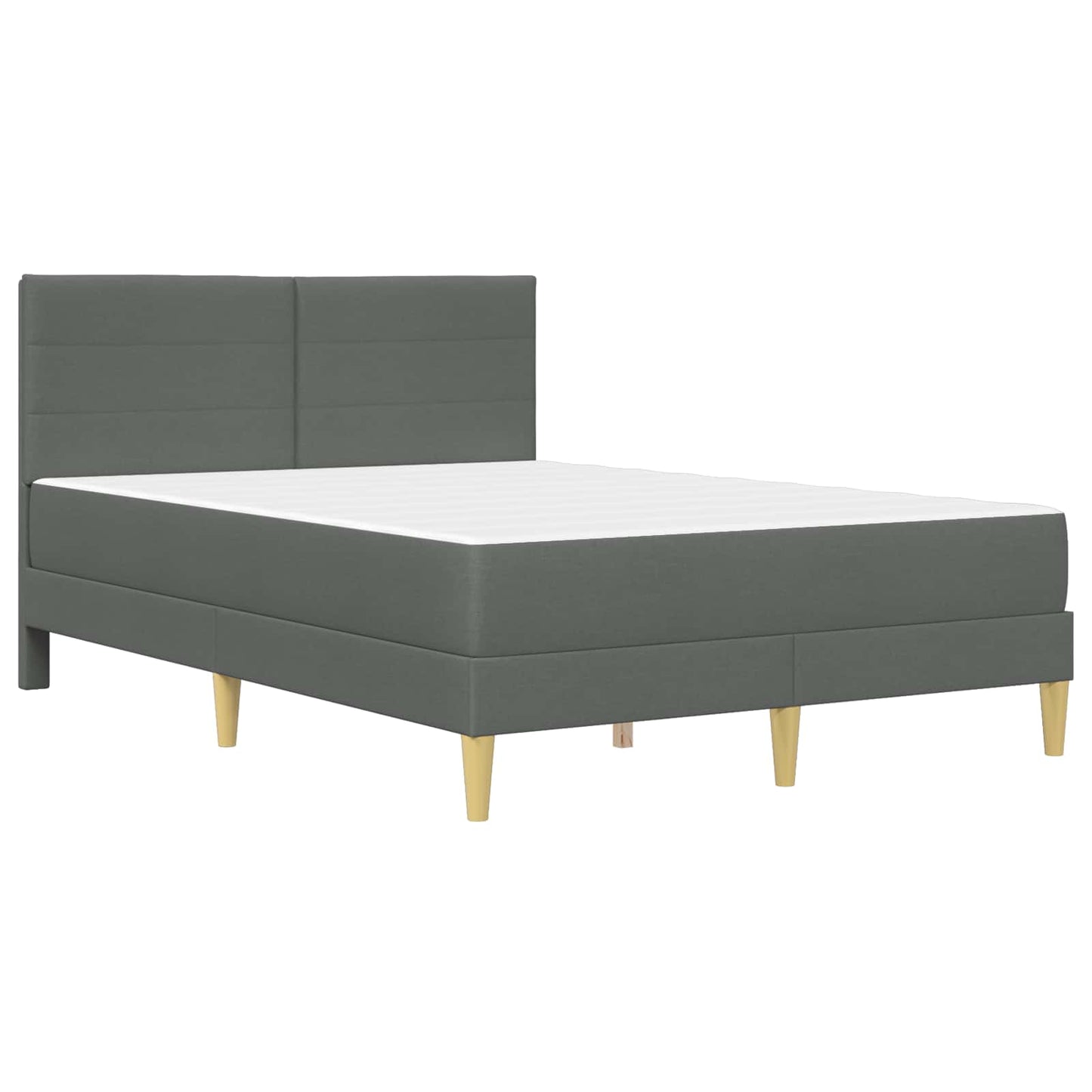 vidaXL Σκελετός Κρεβατιού Σκούρο Γκρι 120 x 200 cm Πολυεστέρας