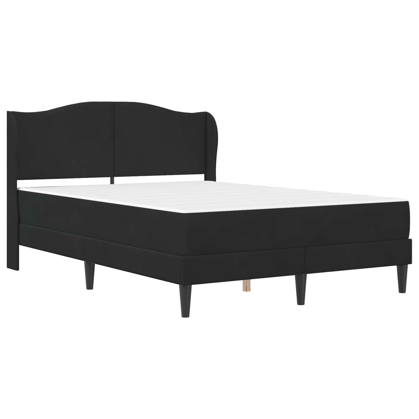 vidaXL Σκελετός Κρεβατιού με κεφαλάρι Μαύρο 120 x 200 cm Βελούδο