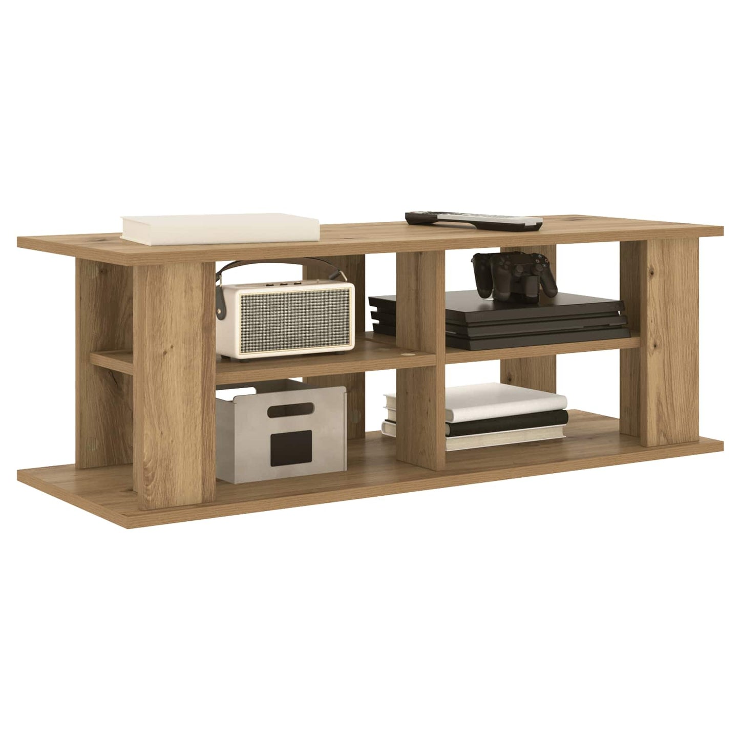 vidaXL Βάση τηλεόρασης 96 x 35 x 33,5 εκ Artisan Oak