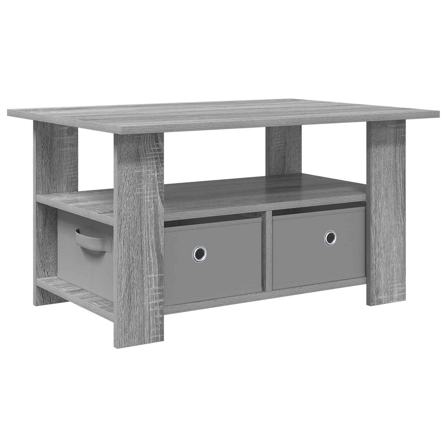 vidaXL Τραπεζάκι σαλονιού Γκρι Sonoma 77 x 55 x 42 εκ.