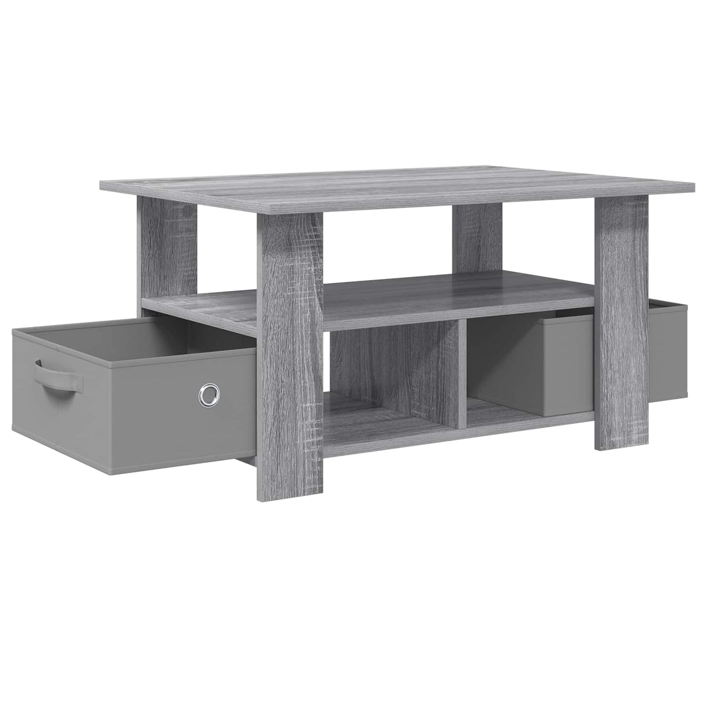 vidaXL Τραπεζάκι σαλονιού Γκρι Sonoma 77 x 55 x 42 εκ.