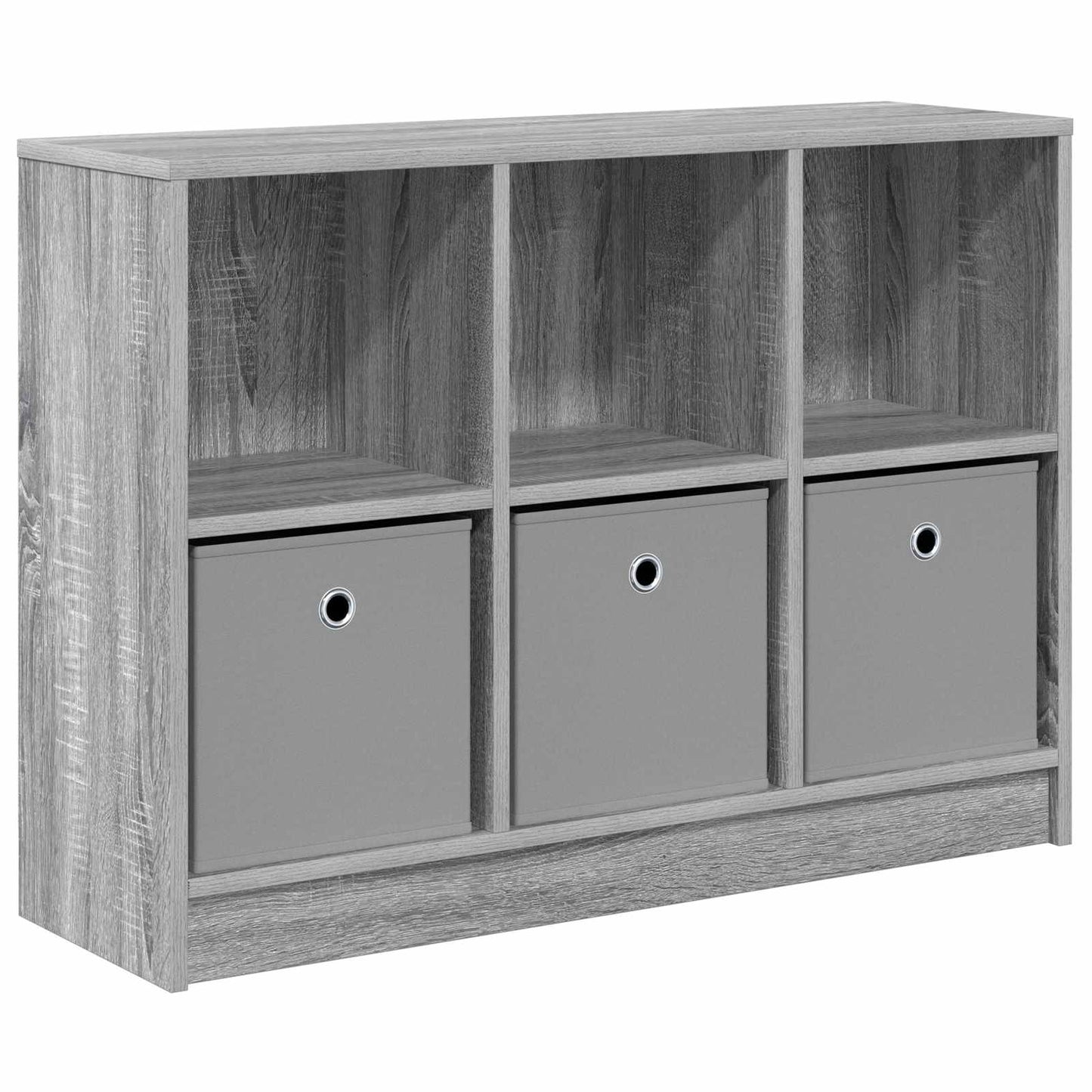 vidaXL Πλαϊνό γραφείο Γκρίζο Σονομα 88,5 x 27,5 x 63,5 εκ