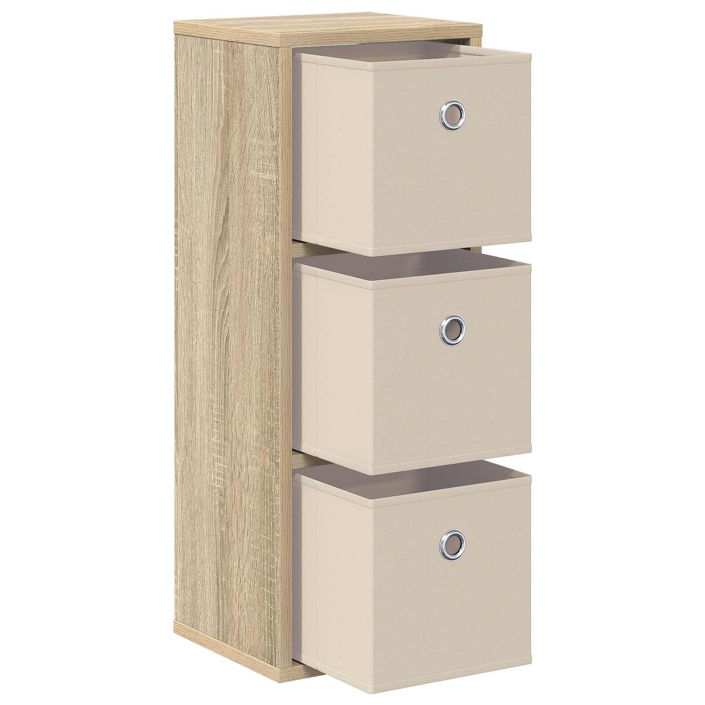 vidaXL Πλαϊνό γραφείο Δρύς Sonoma 25,5 x 22 x 69,5 εκ